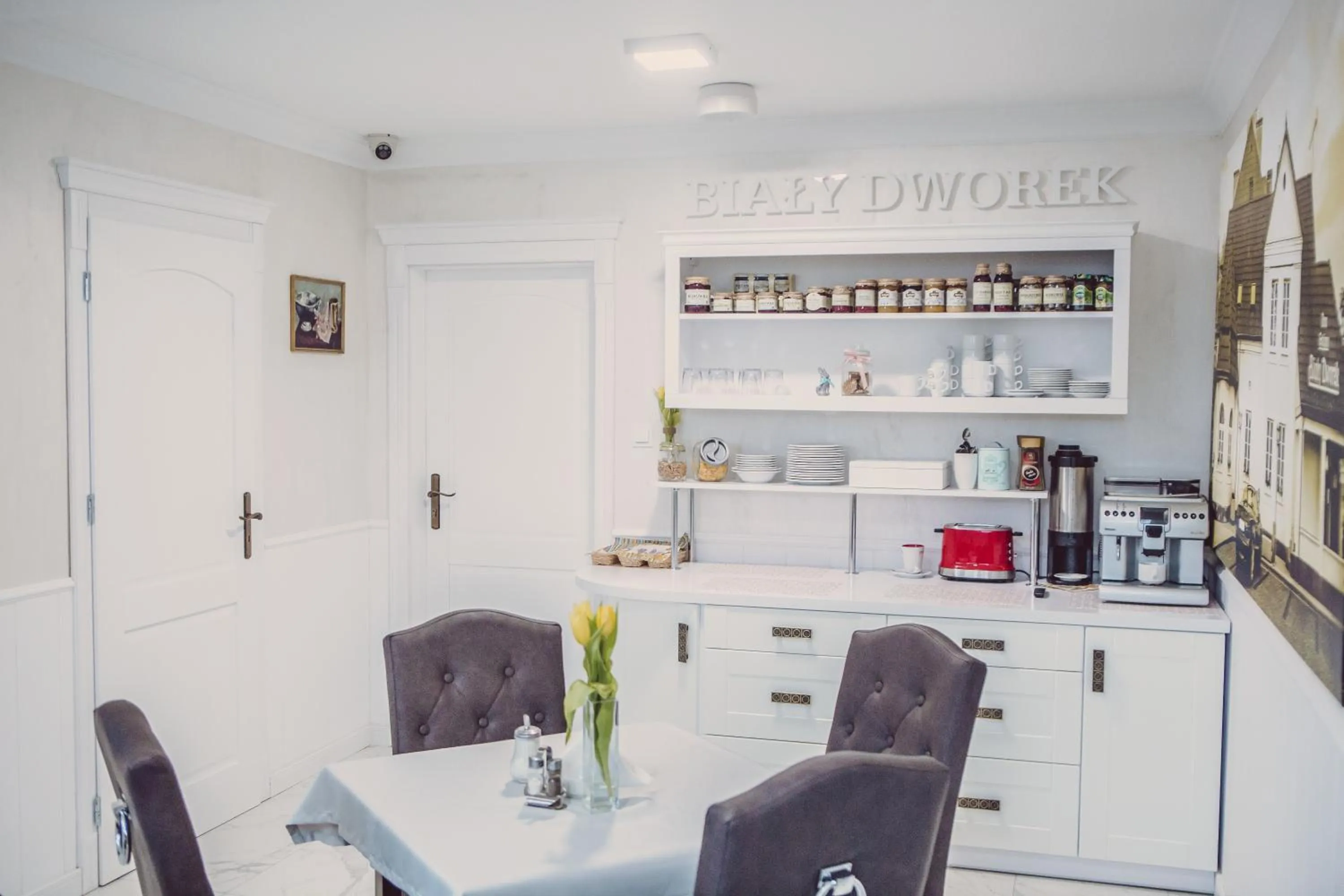 Dining area in Dom Goscinny Bialy Dworek