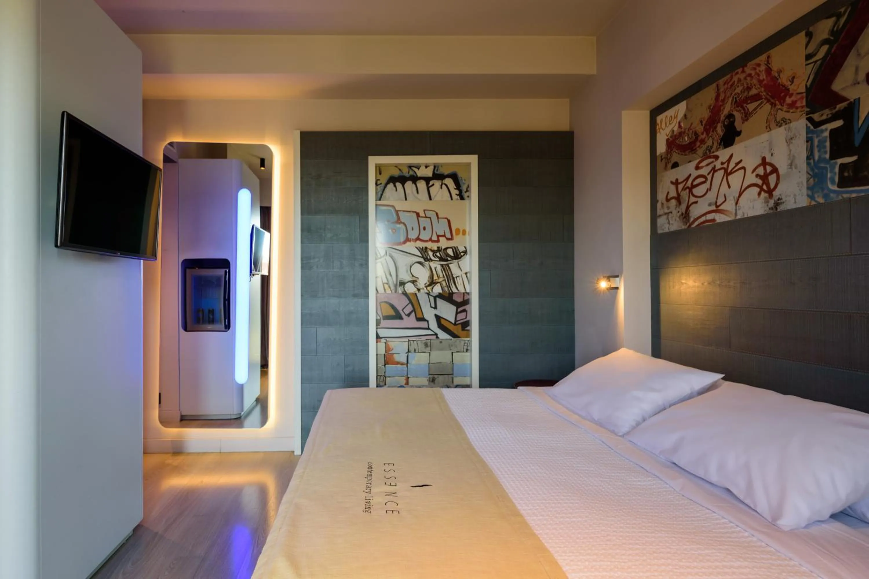 Bed in Essence Hotel