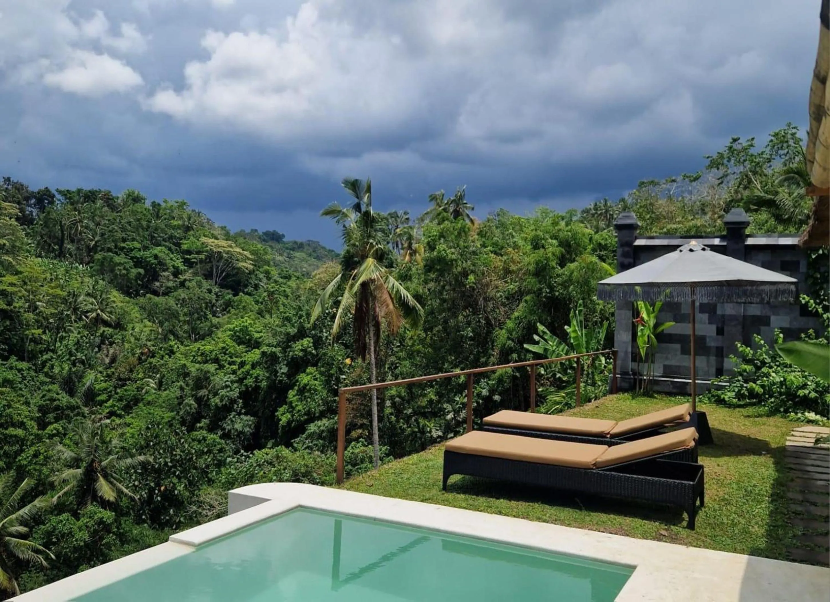Garden view in Muraya Villas in Ubud