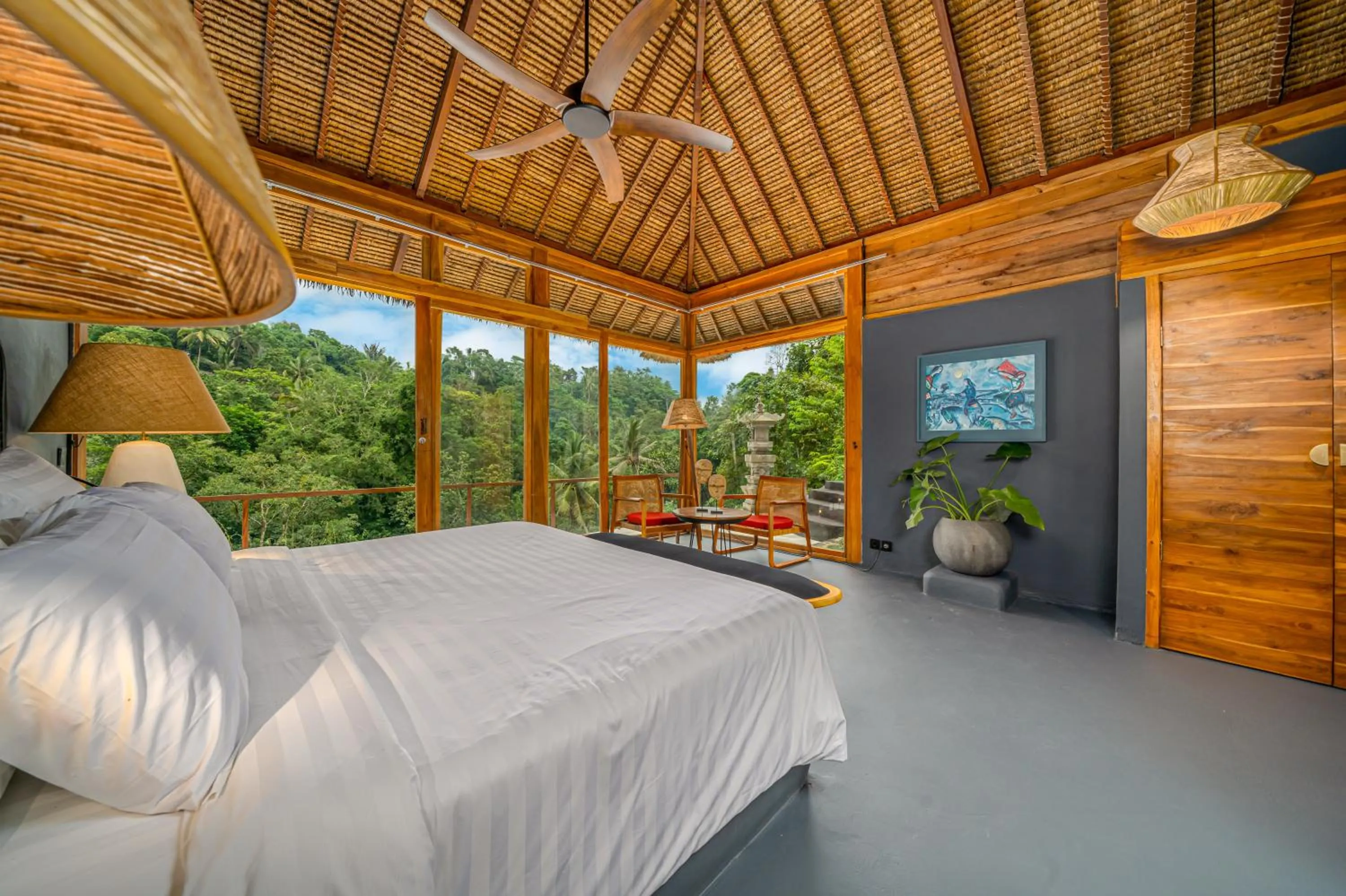 Day, Bed in Muraya Villas in Ubud