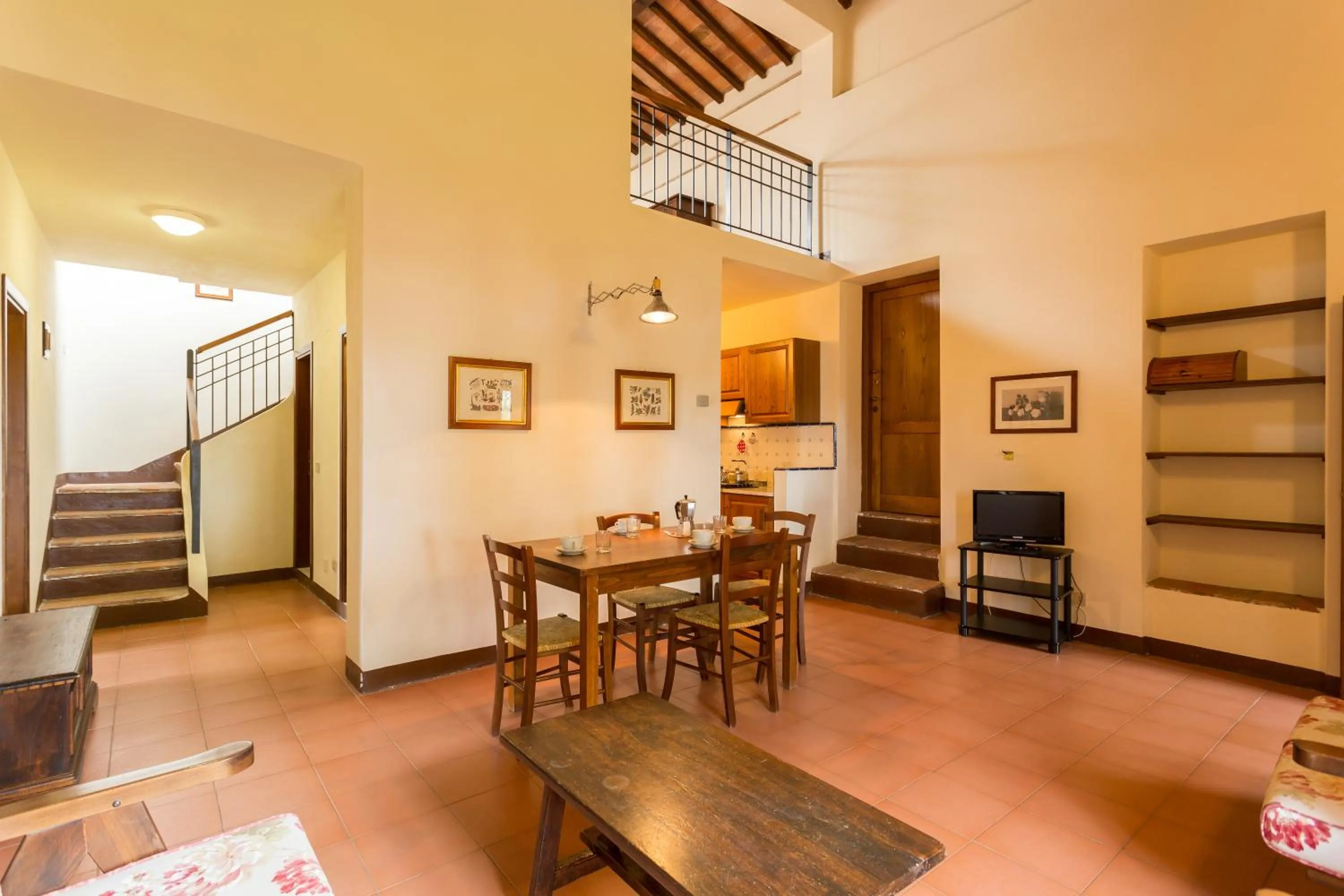 Living room in Tenuta Di Monaciano