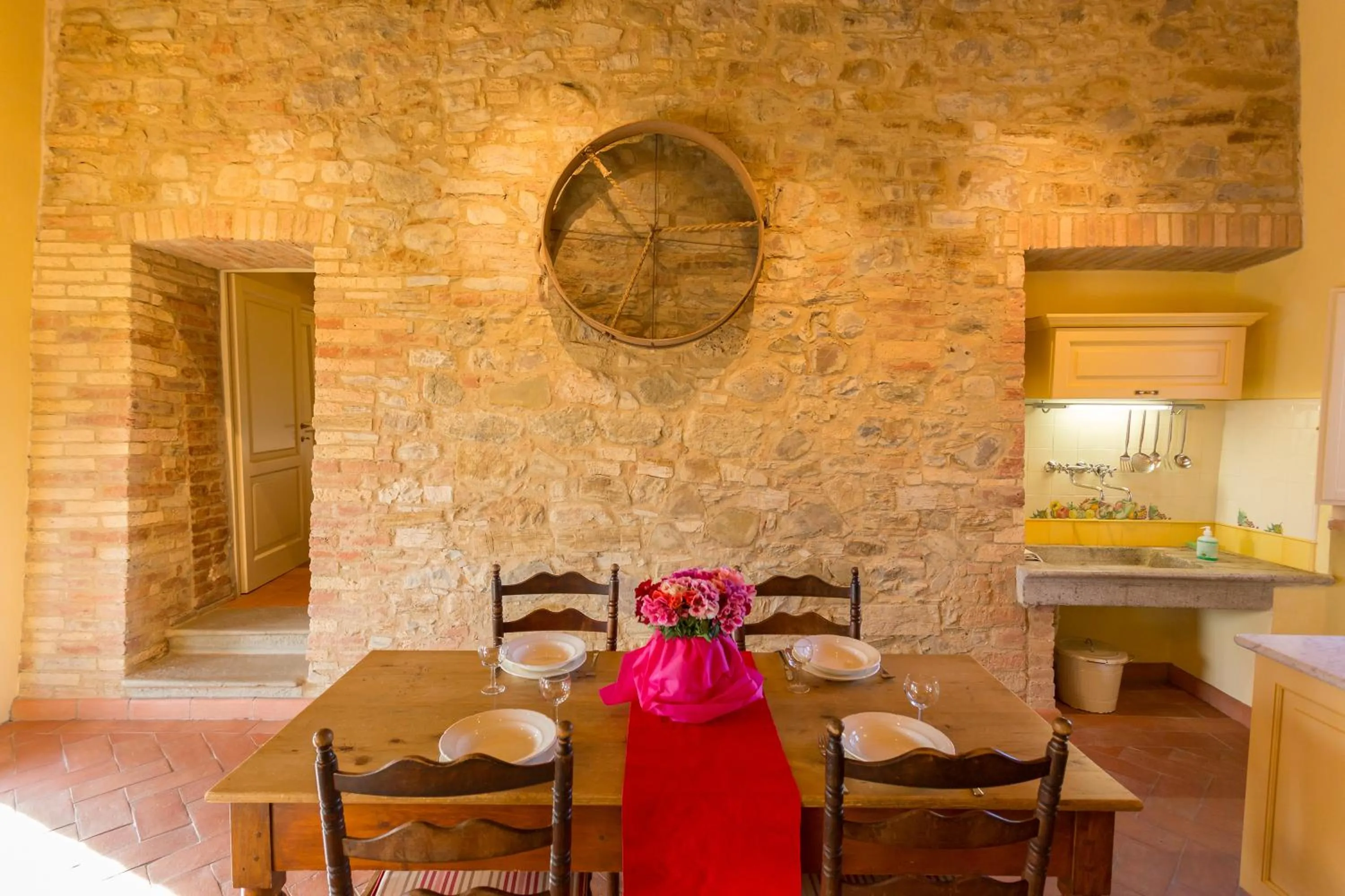 Dining area in Tenuta Di Monaciano