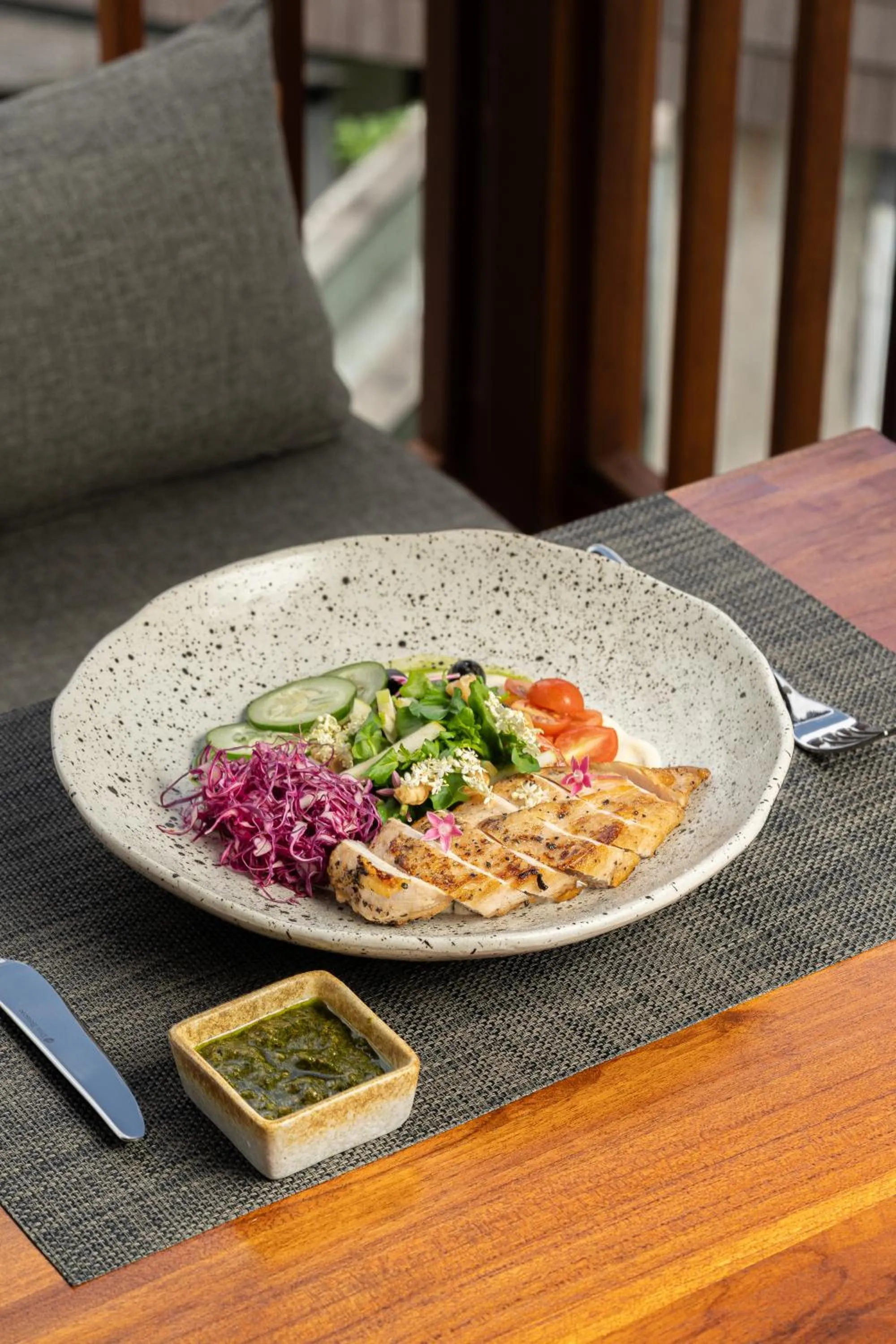 Food close-up in Unagi Mas Villa by Emana