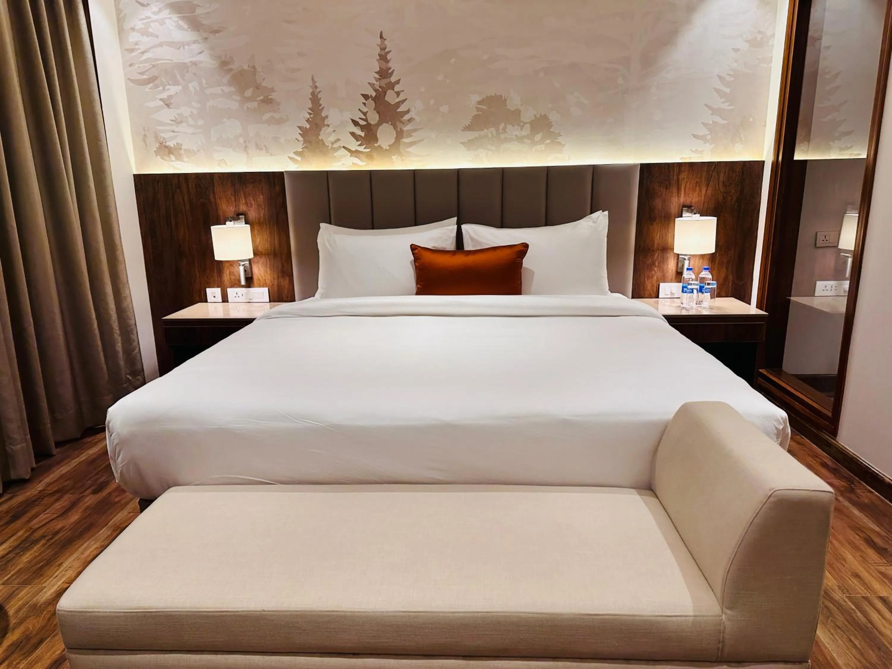 Bed in Best Western Matra Kasauli