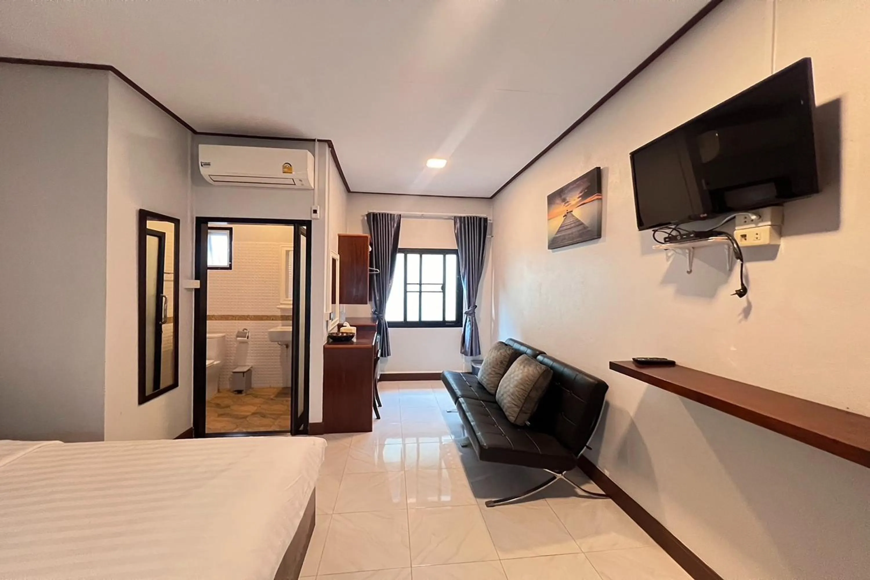 Bed in Lan Bua Resort