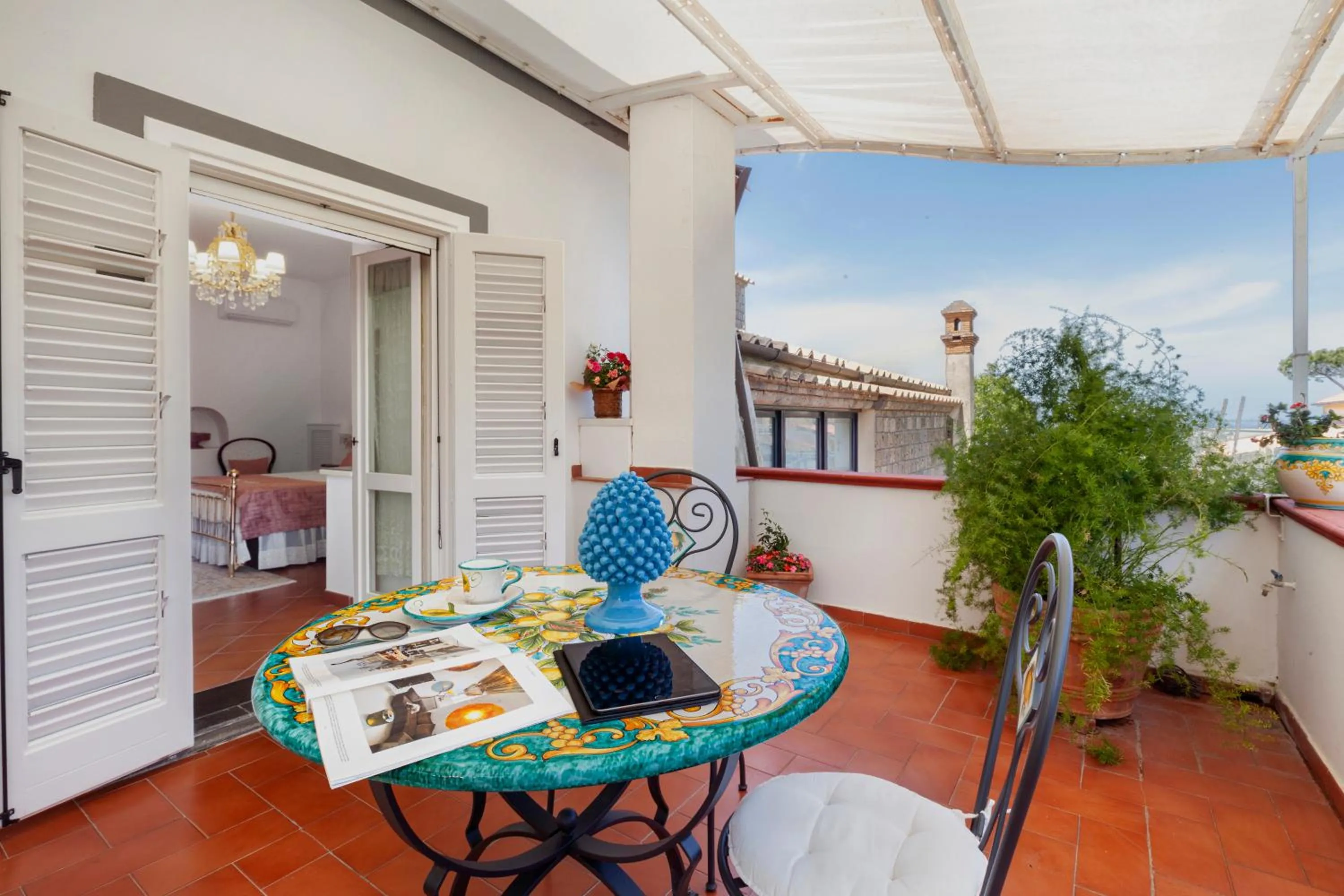 Balcony/Terrace in Villa Maresca B&B