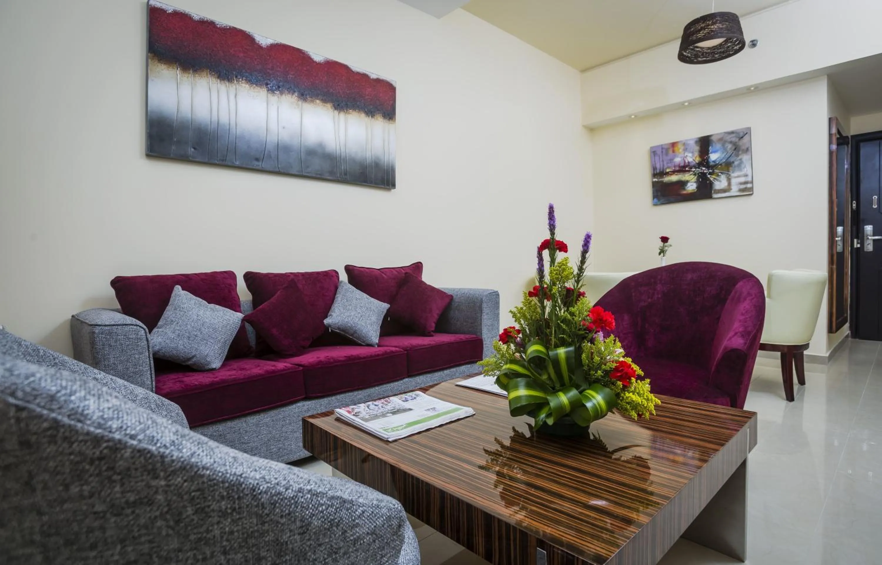Living room, Seating Area in The View Al Barsha Hotel Apartments