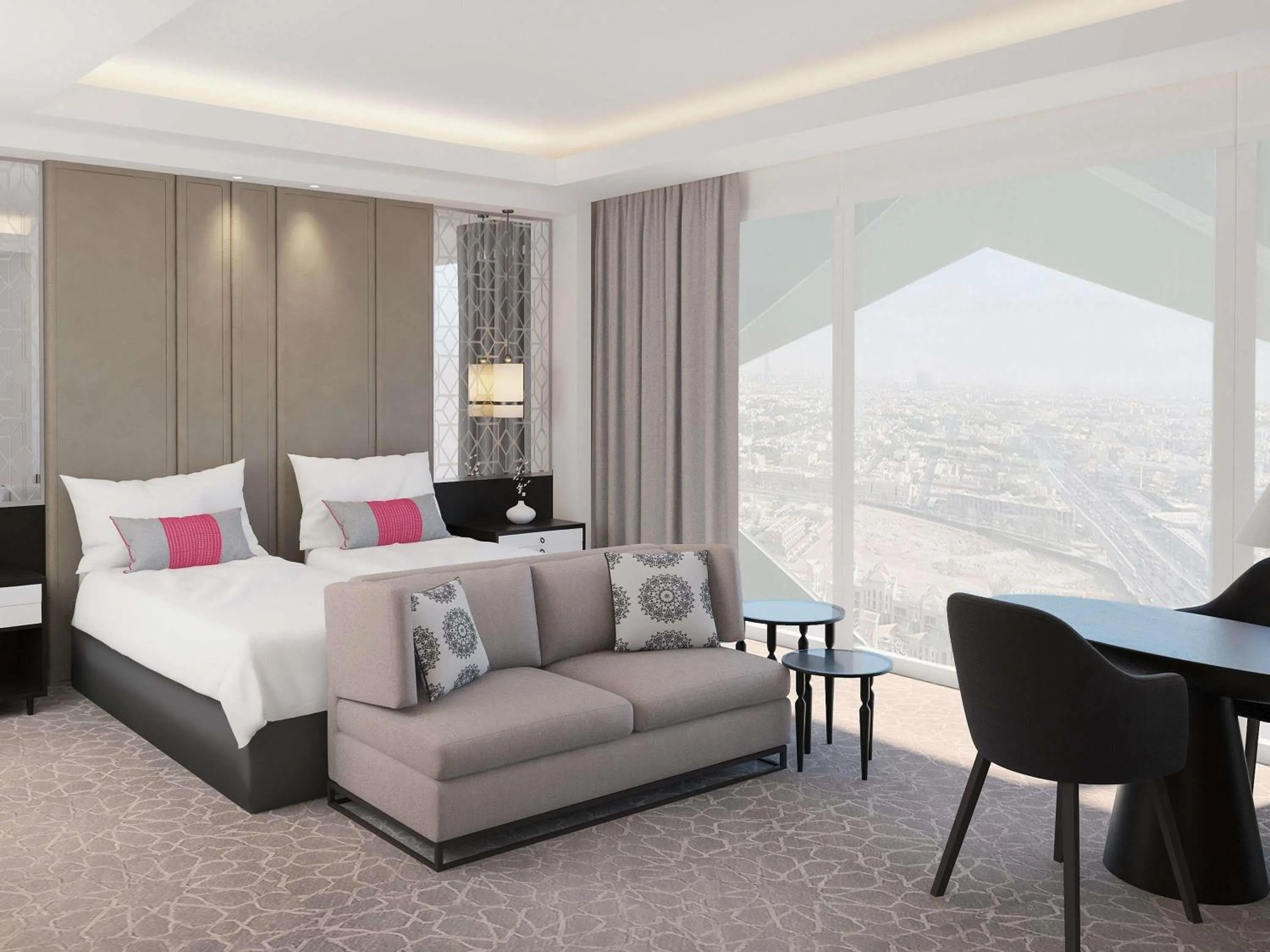 Bedroom, Bed in Sofitel Riyadh Hotel & Convention Centre