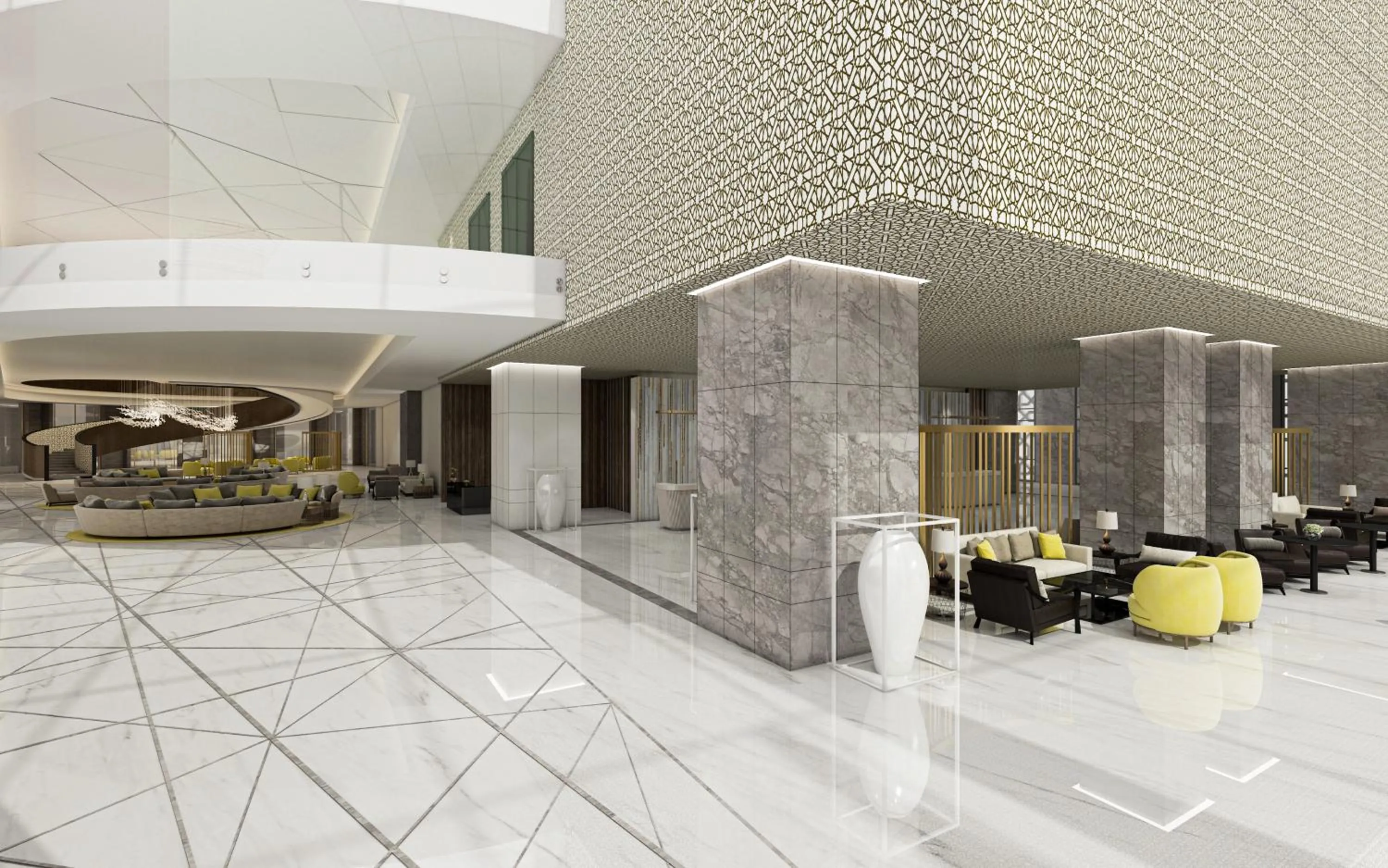 Lobby or reception in Sofitel Riyadh Hotel & Convention Centre