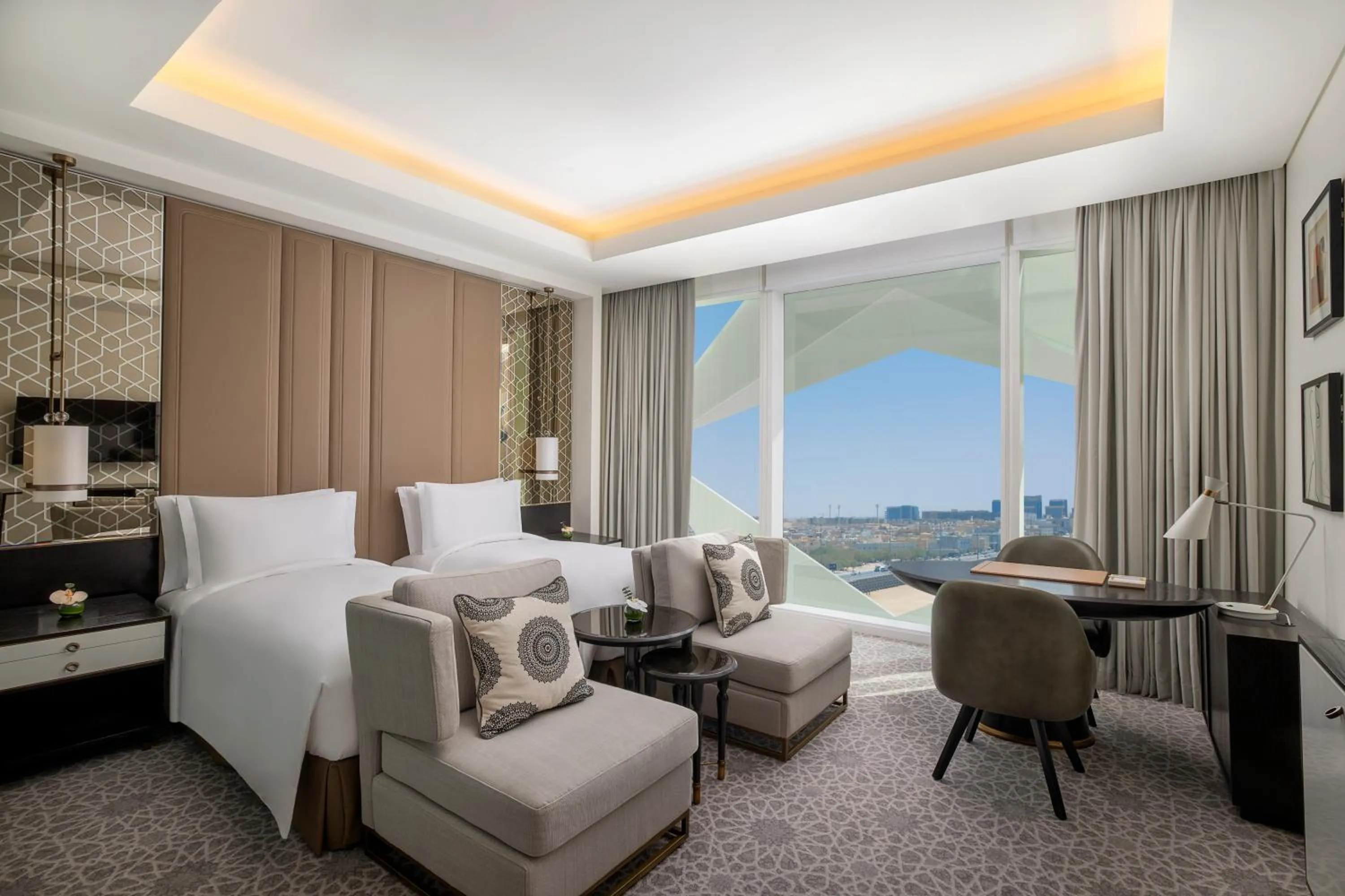 Bed in Sofitel Riyadh Hotel & Convention Centre