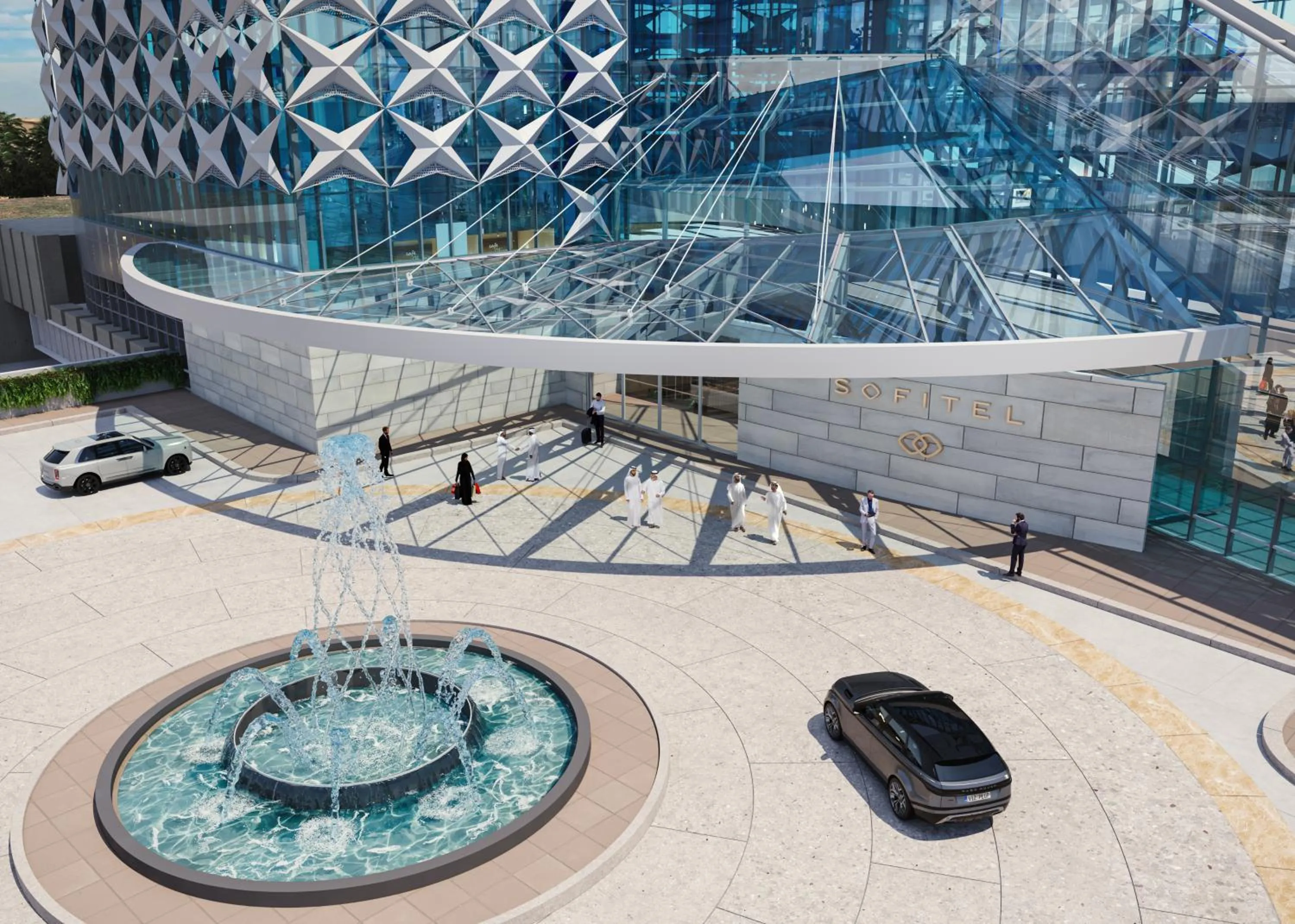 Facade/entrance in Sofitel Riyadh Hotel & Convention Centre