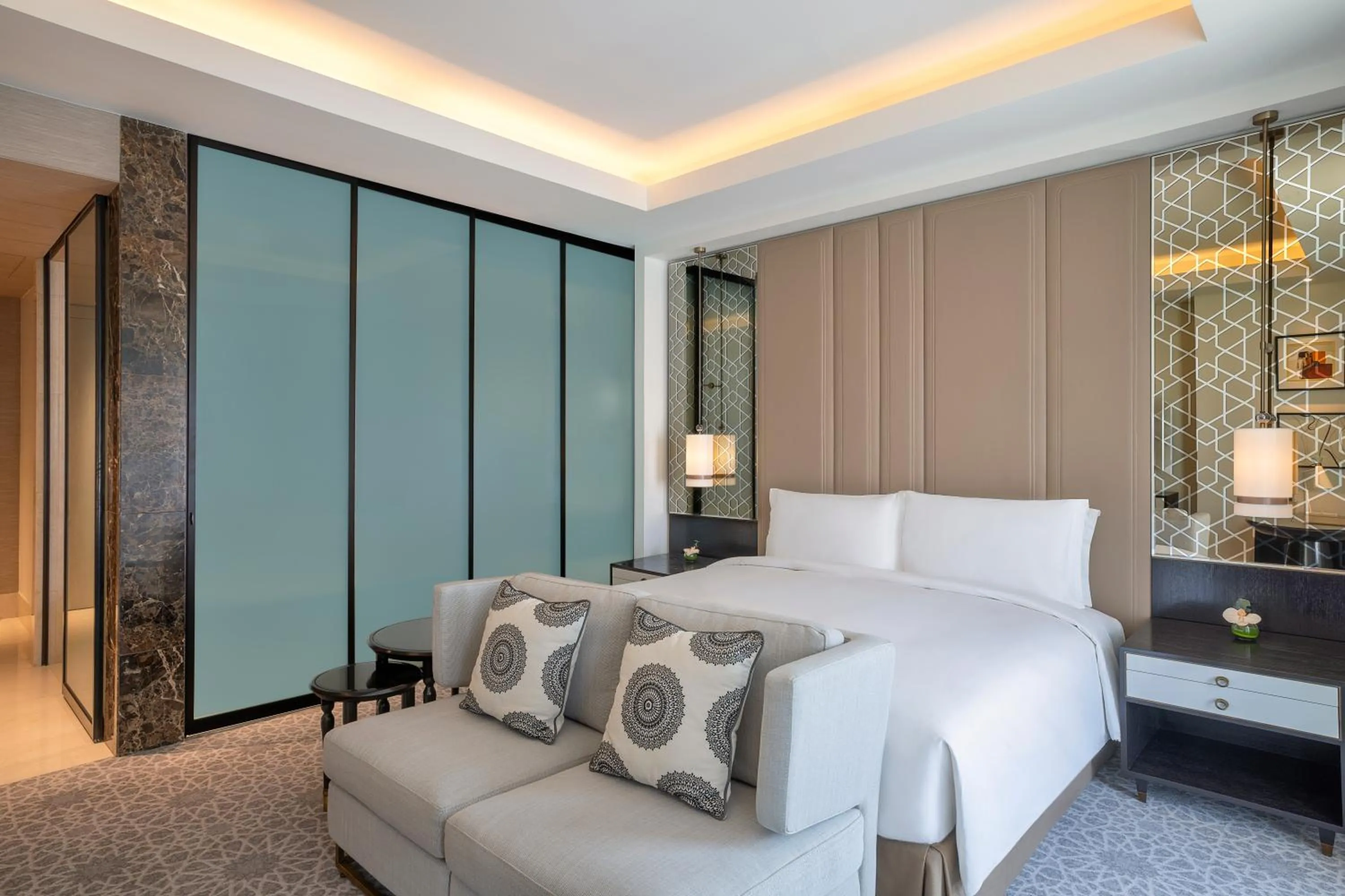 Bed in Sofitel Riyadh Hotel & Convention Centre