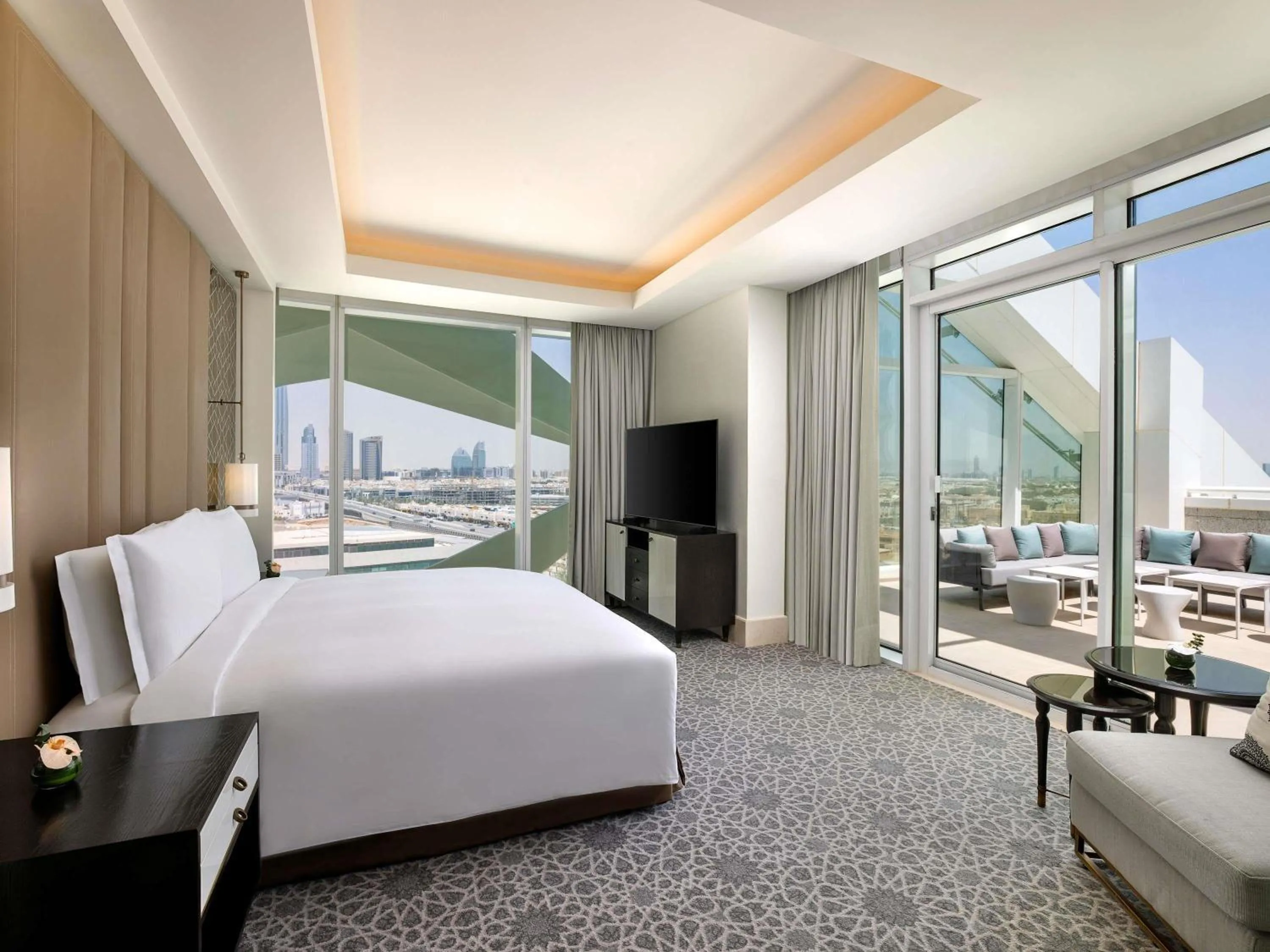 Bedroom, Bed in Sofitel Riyadh Hotel & Convention Centre