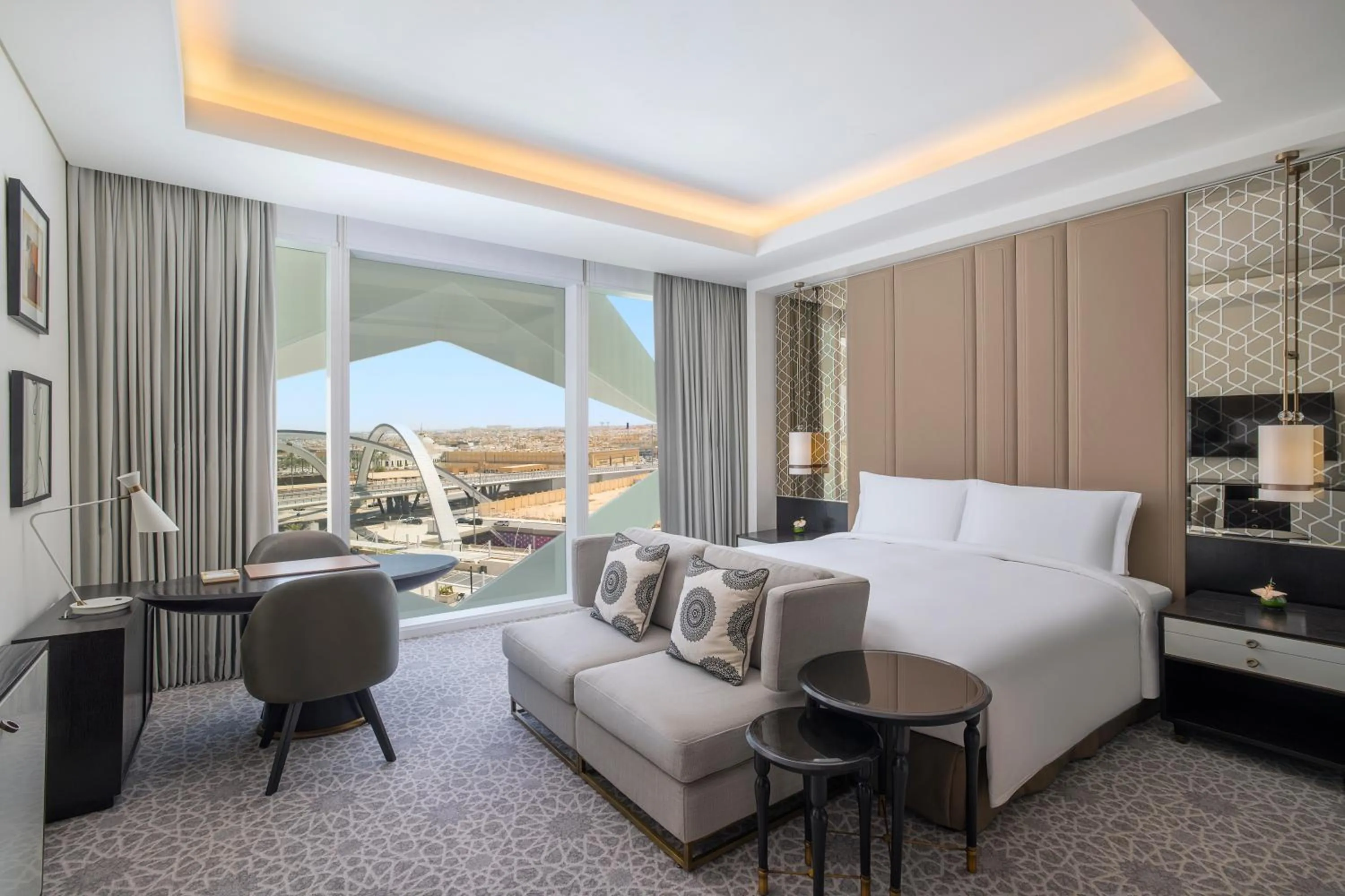 Bed in Sofitel Riyadh Hotel & Convention Centre