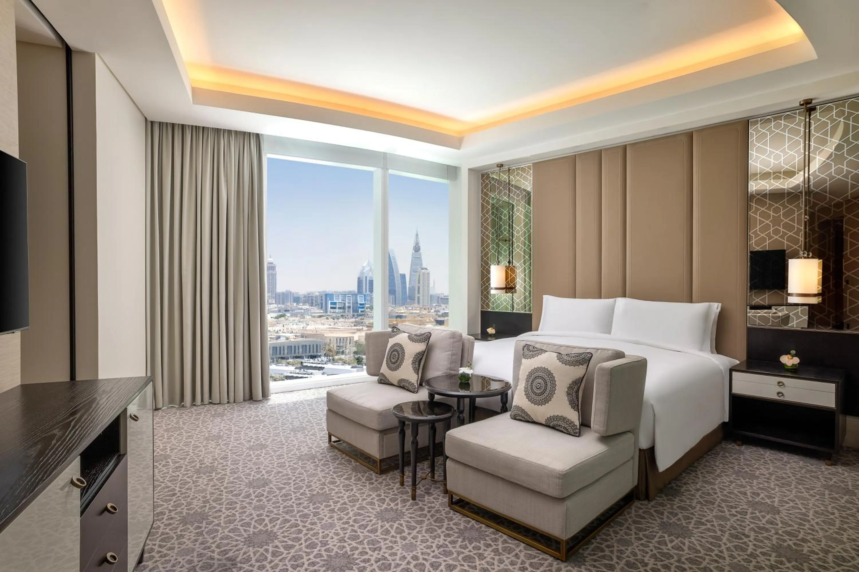 Bed in Sofitel Riyadh Hotel & Convention Centre