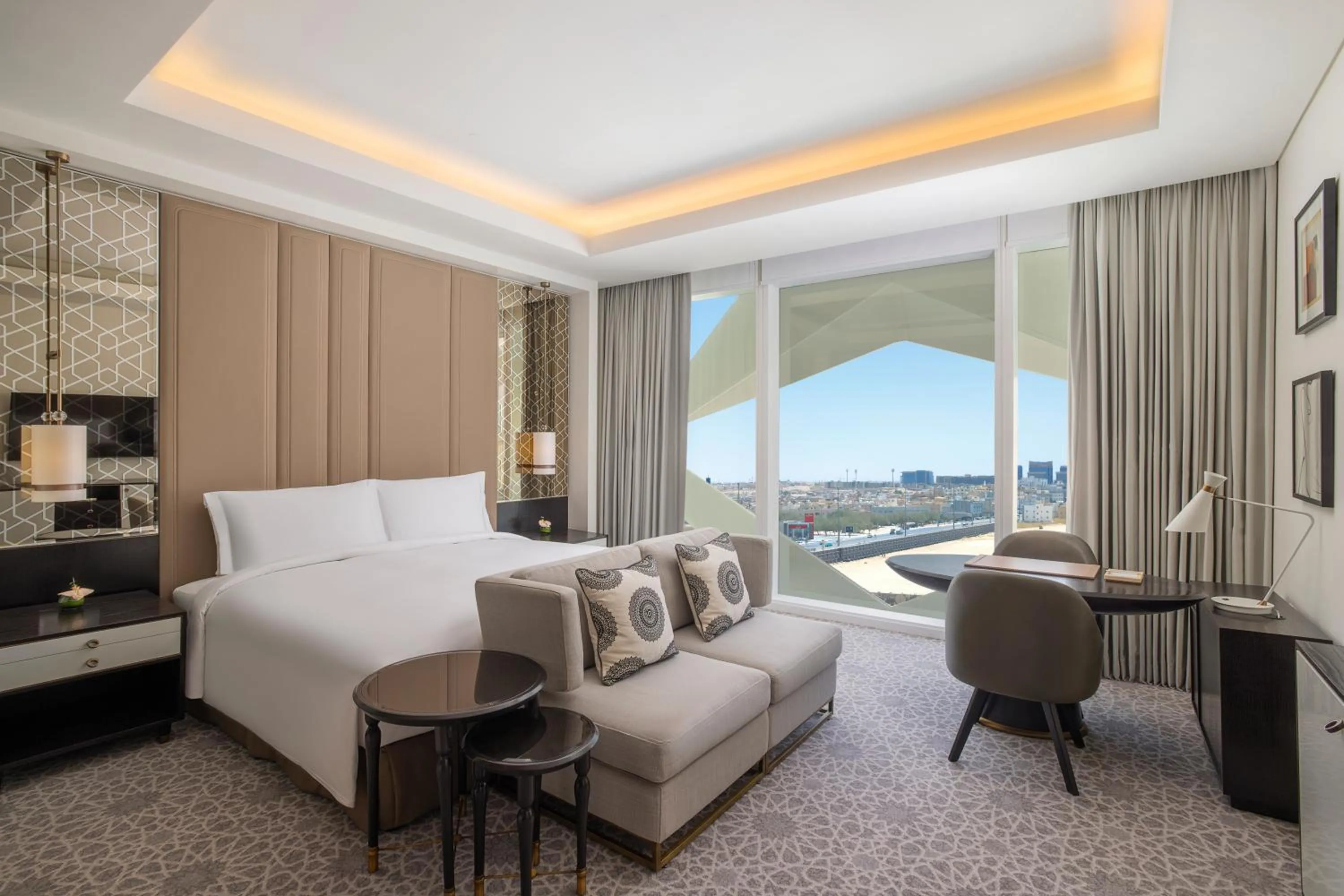 Bed in Sofitel Riyadh Hotel & Convention Centre