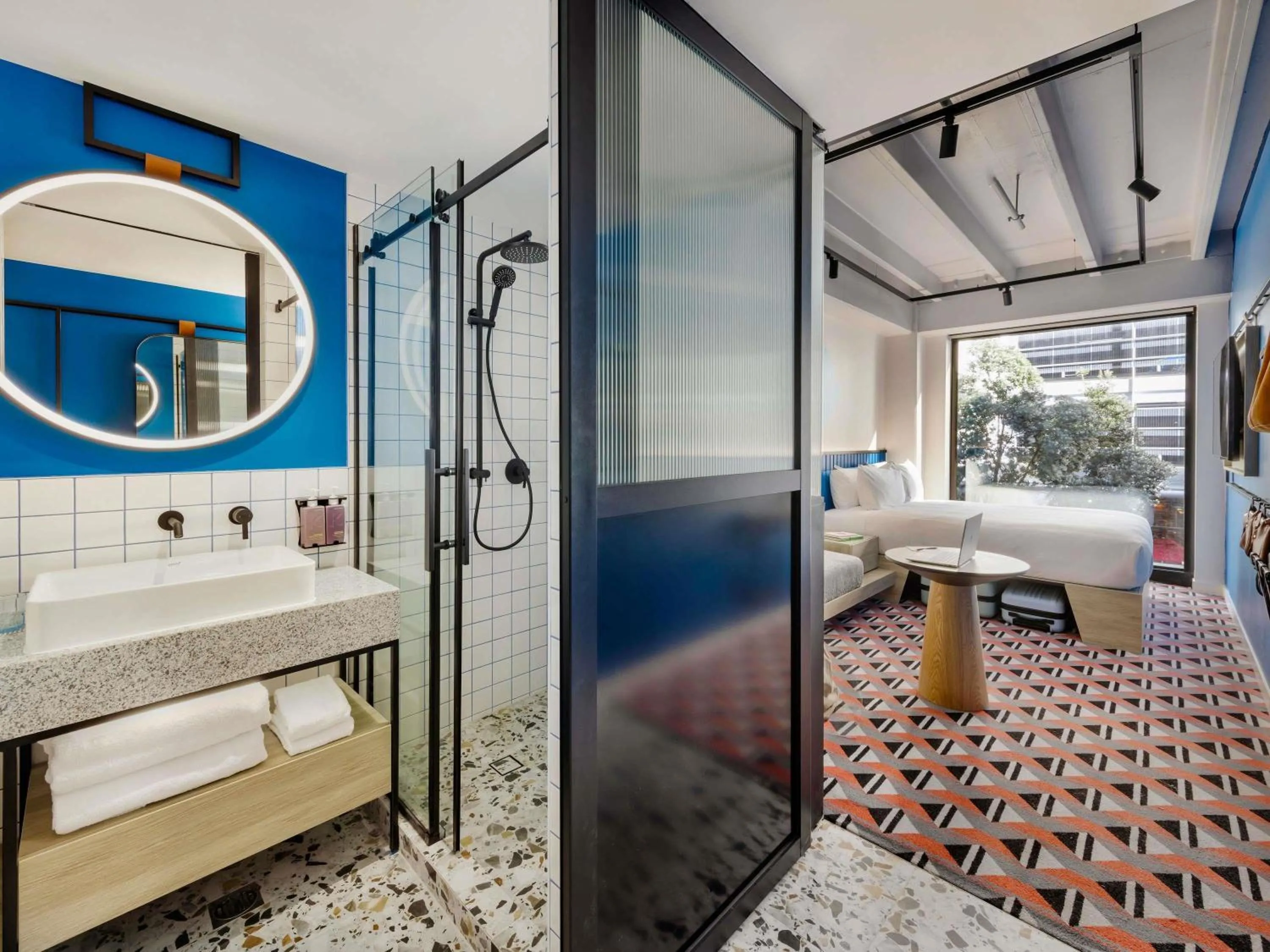 Bedroom, Bed in TRIBE Auckland