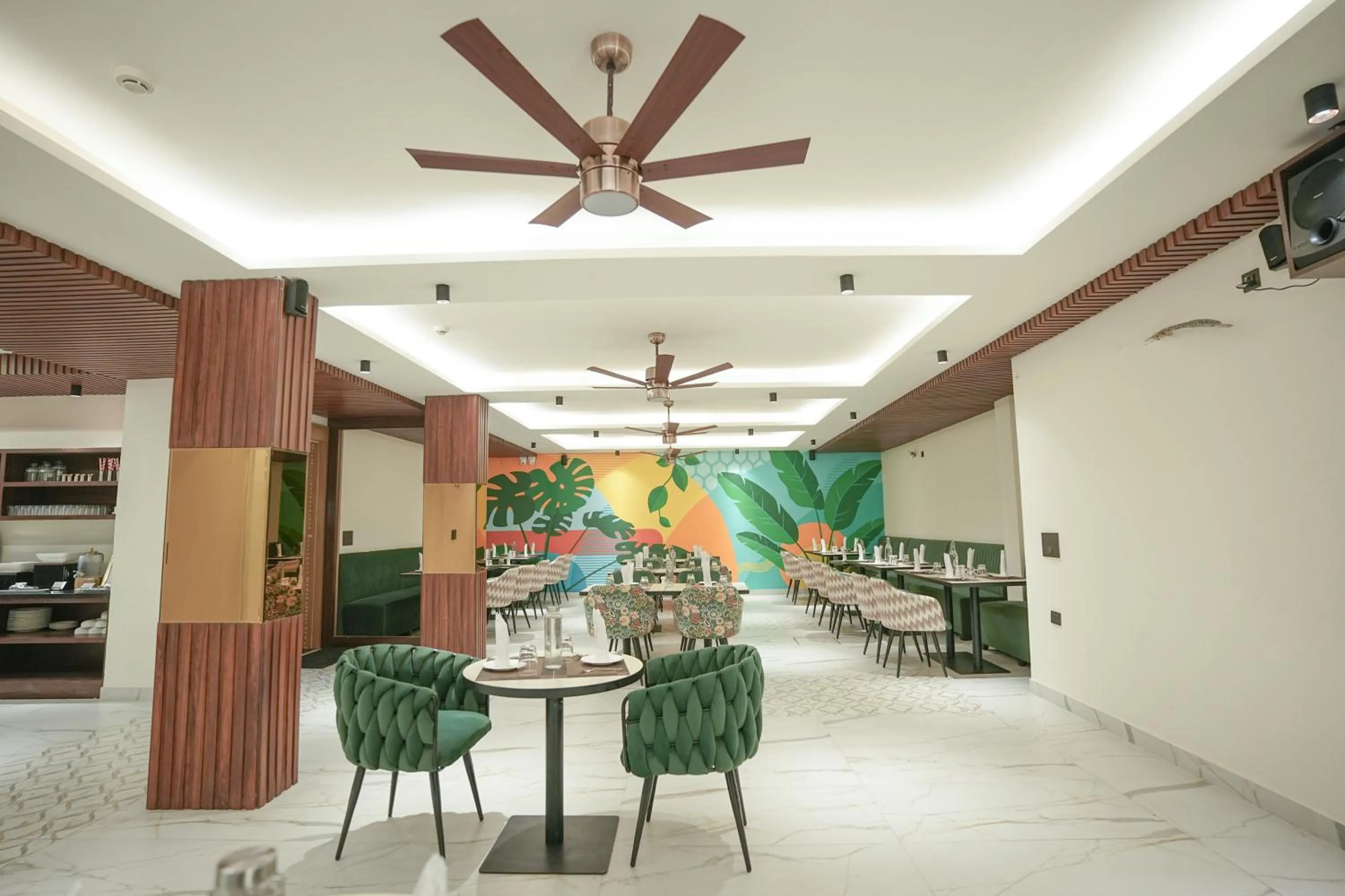 Seating area in Kaashvi Residency - Managed by Atithi House