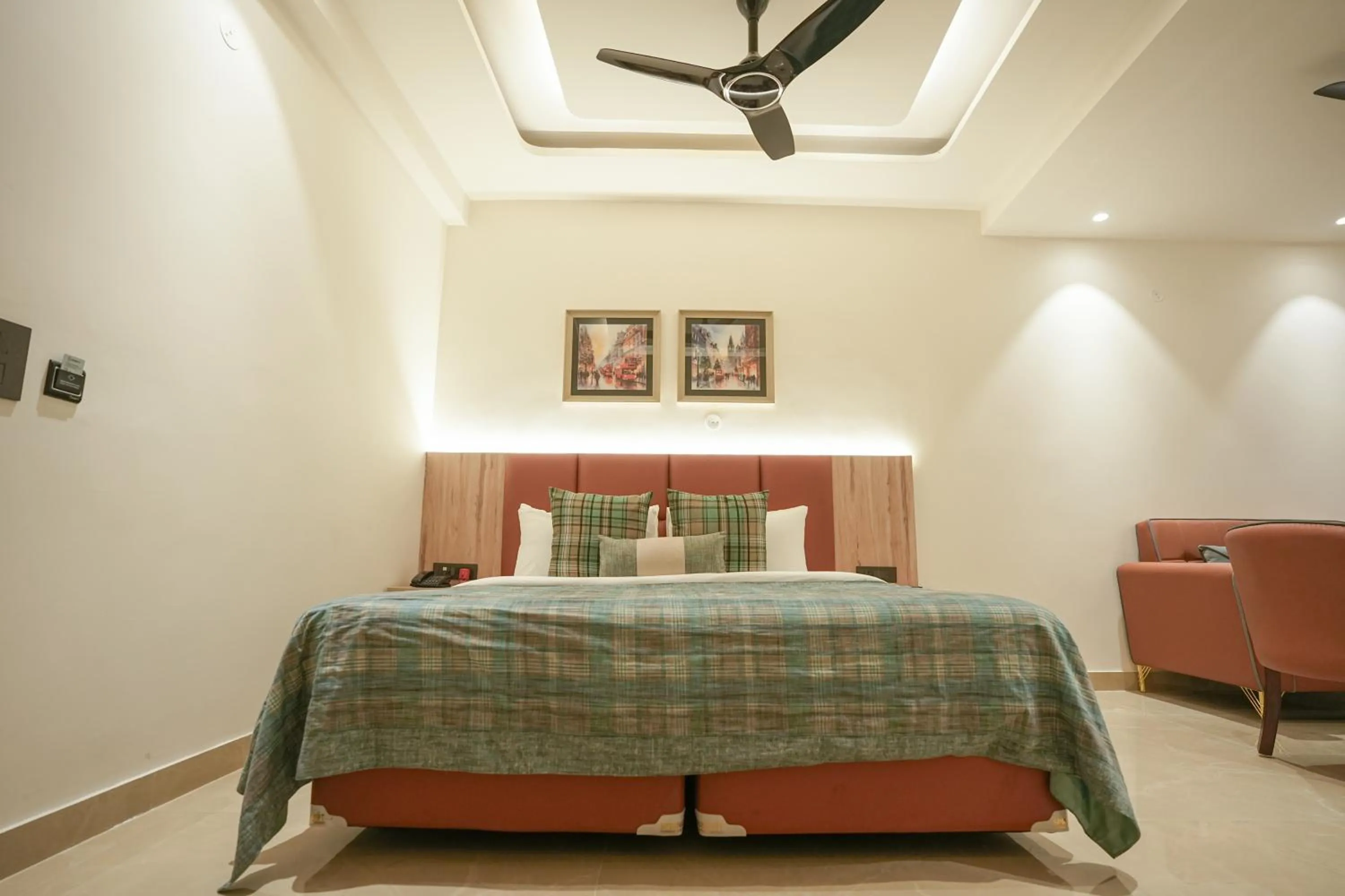Bedroom, Bed in Kaashvi Residency - Managed by Atithi House