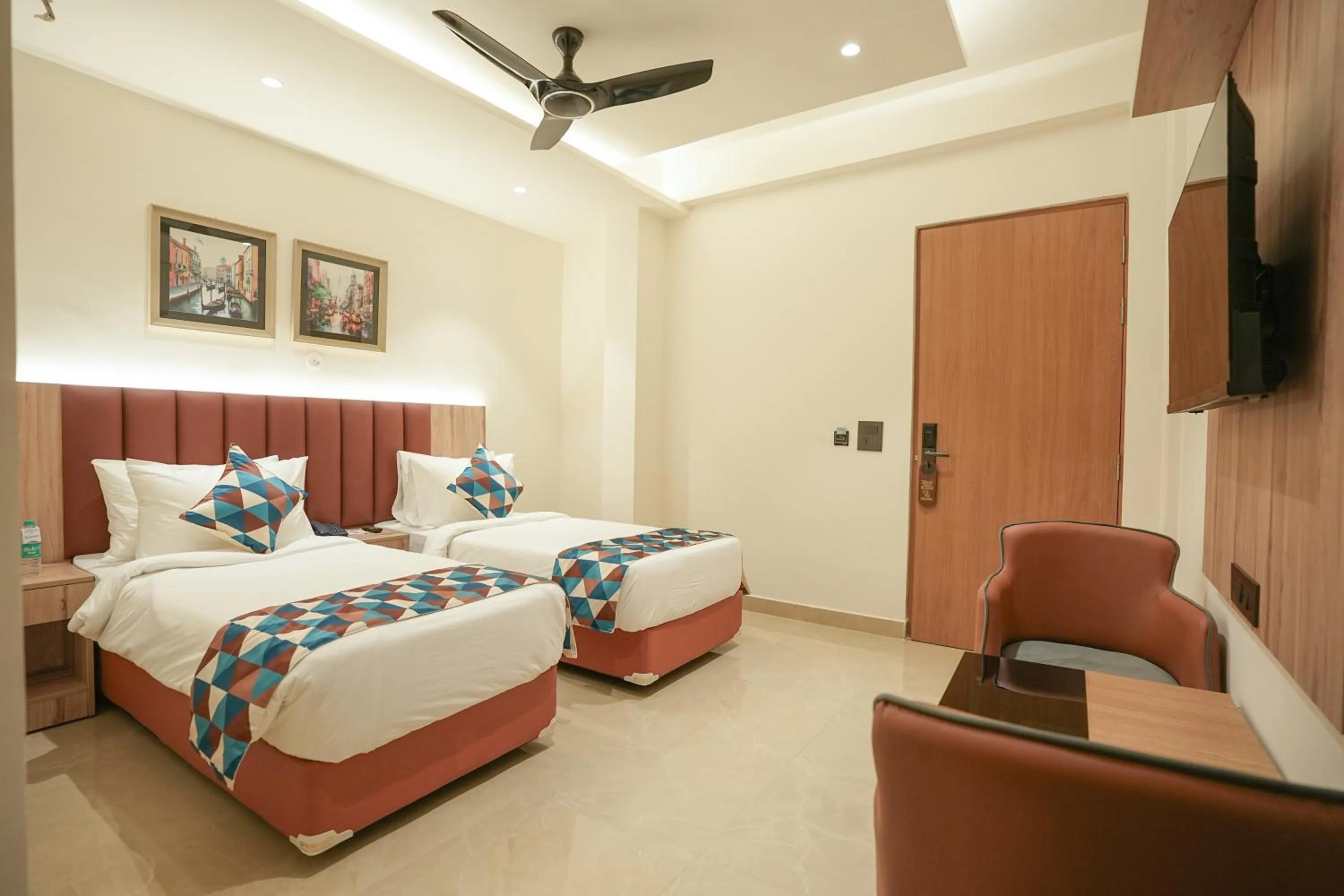 Bedroom, Bed in Kaashvi Residency - Managed by Atithi House