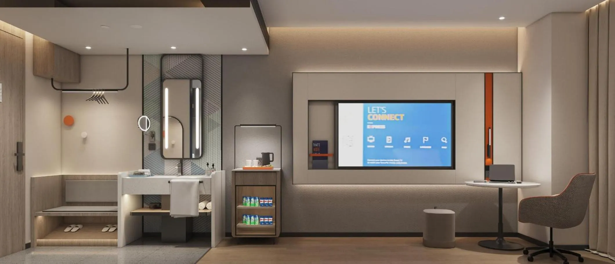 Photo of the whole room in Holiday Inn Express Chongqing Ciqikou Ancient Town by IHG