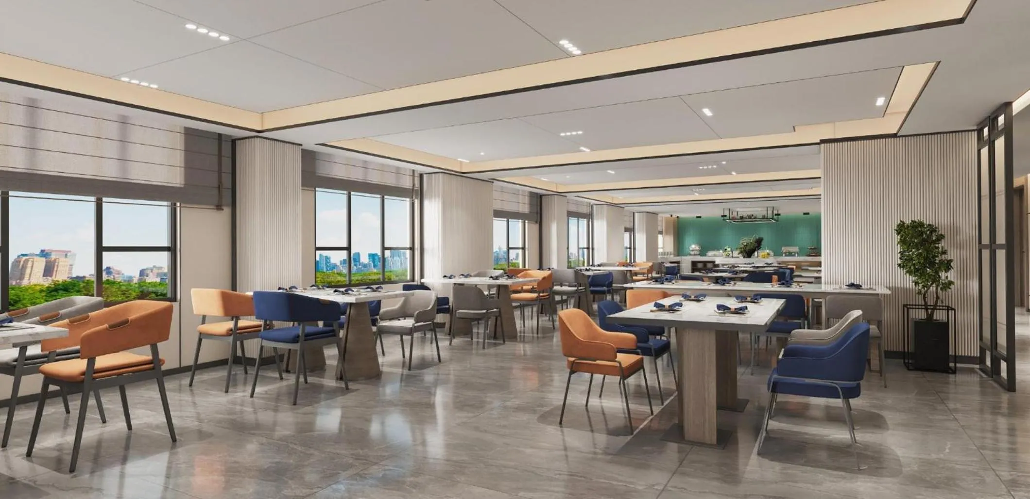 Restaurant/places to eat in Holiday Inn Express Chongqing Ciqikou Ancient Town by IHG