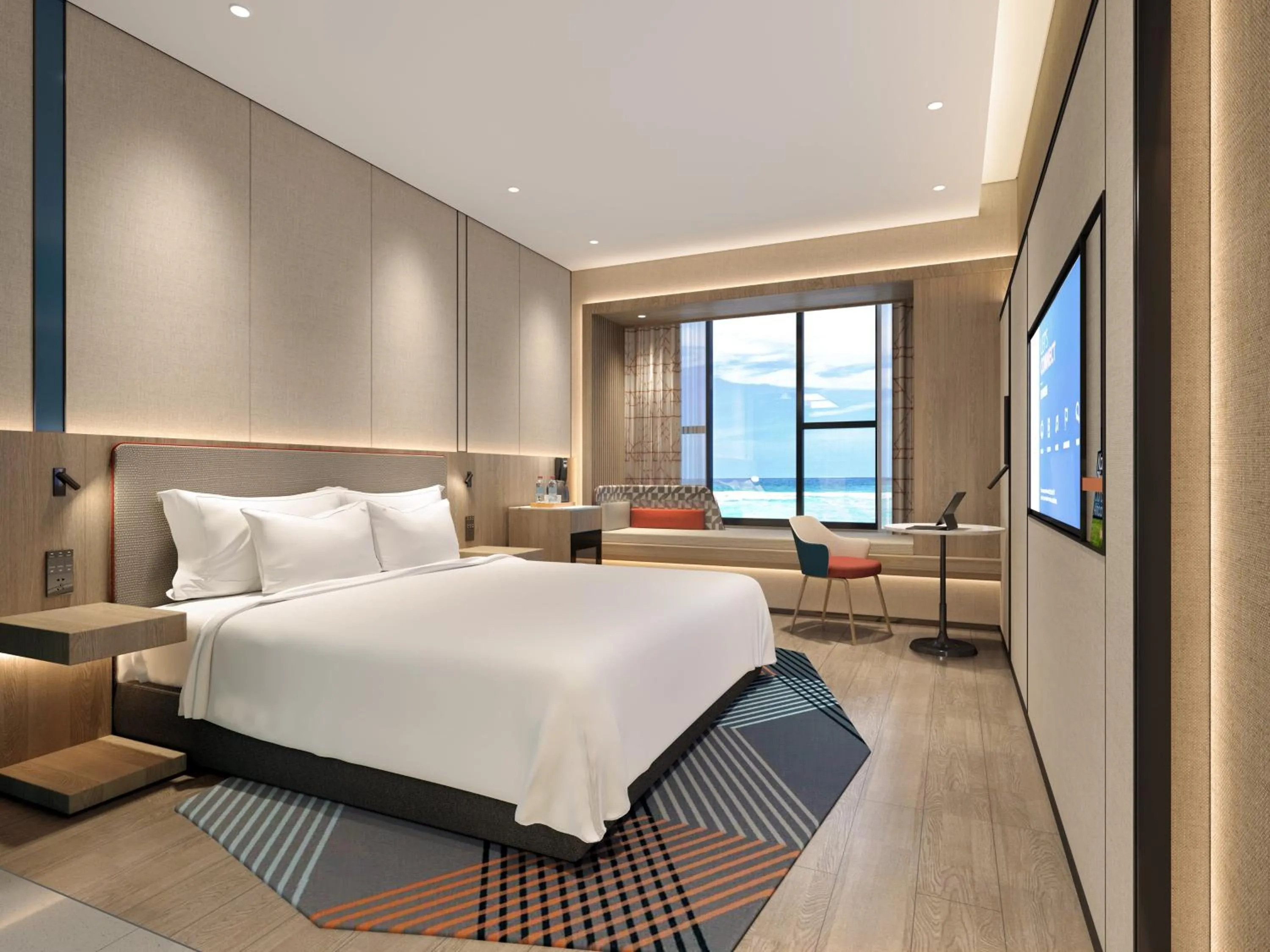 Photo of the whole room, Bed in Holiday Inn Express Zhanjiang Coast by IHG