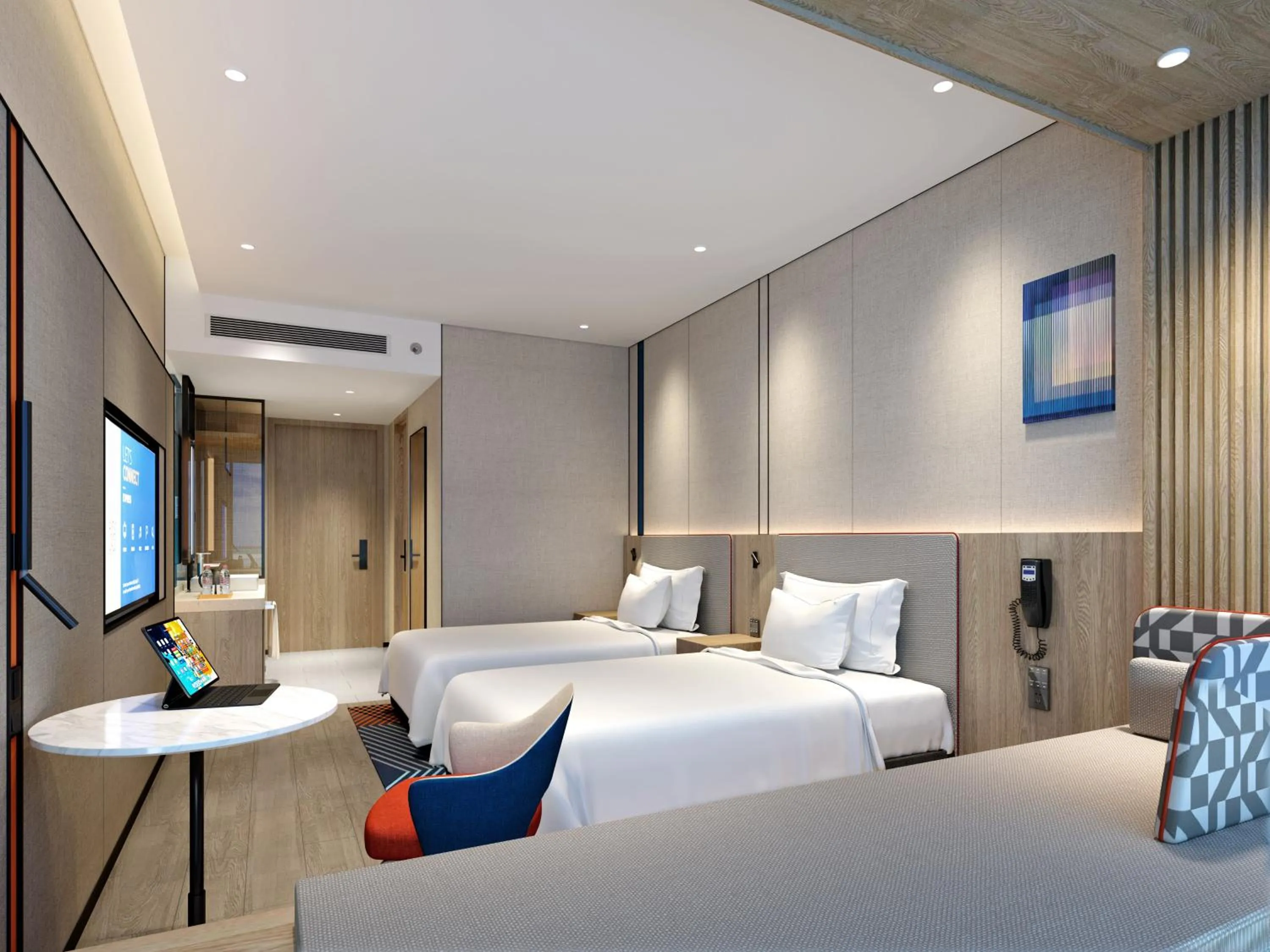 Photo of the whole room, Bed in Holiday Inn Express Zhanjiang Coast by IHG