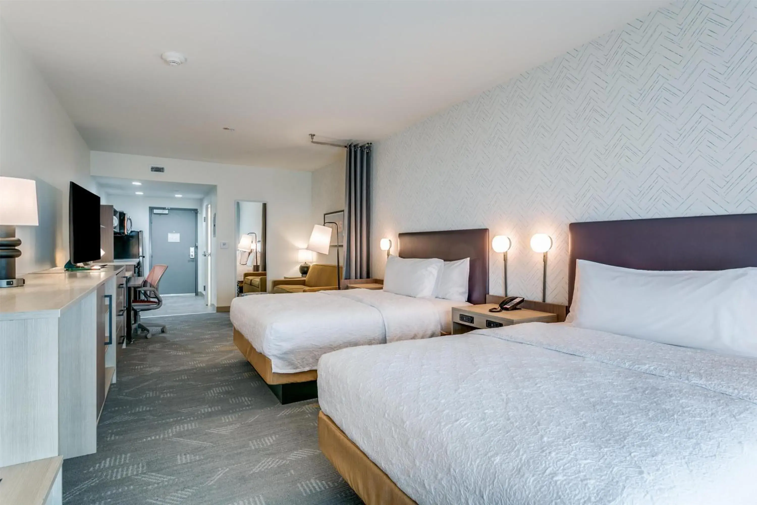 Studio Suite with Two Queen Beds - Hearing Access in Home2 Suites by Hilton Coppell DFW Grapevine North Studio Suite with Two Queen Beds - Hearing Access in Home2 Suites by Hilton Coppell DFW Grapevine North