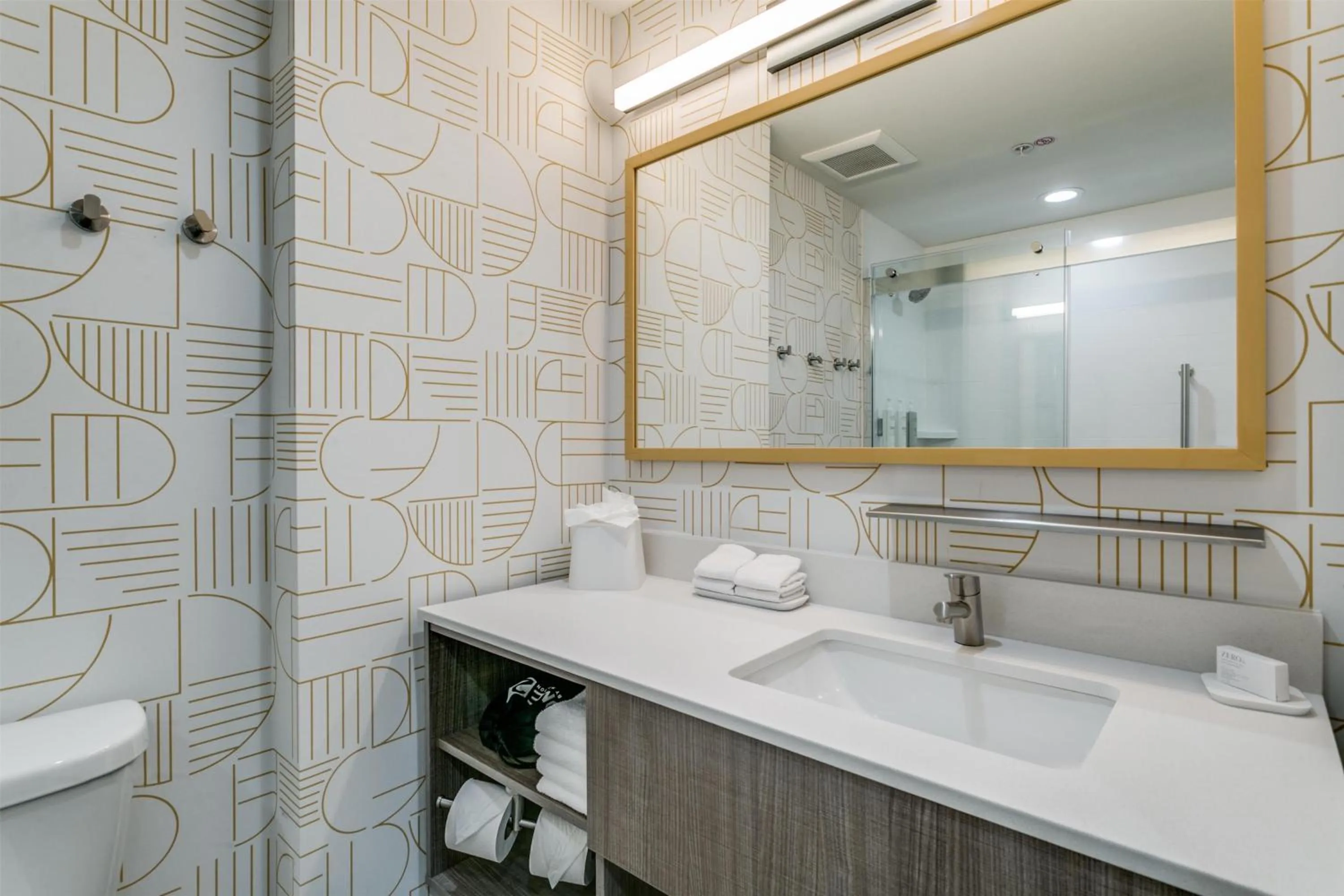 Bathroom in Home2 Suites by Hilton Coppell DFW Grapevine North