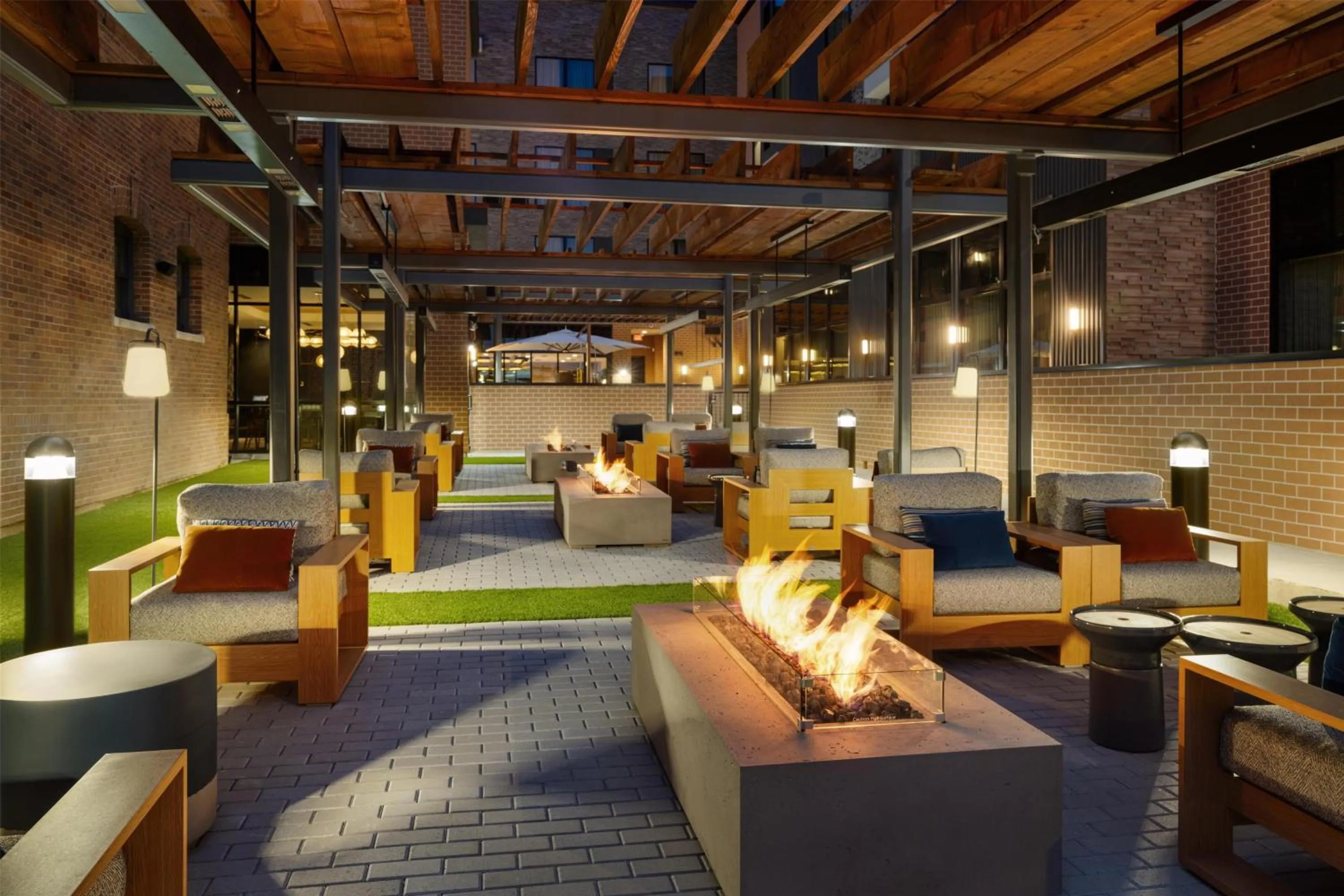 Patio in The Nobleman Fort Worth, Tapestry Collection By Hilton