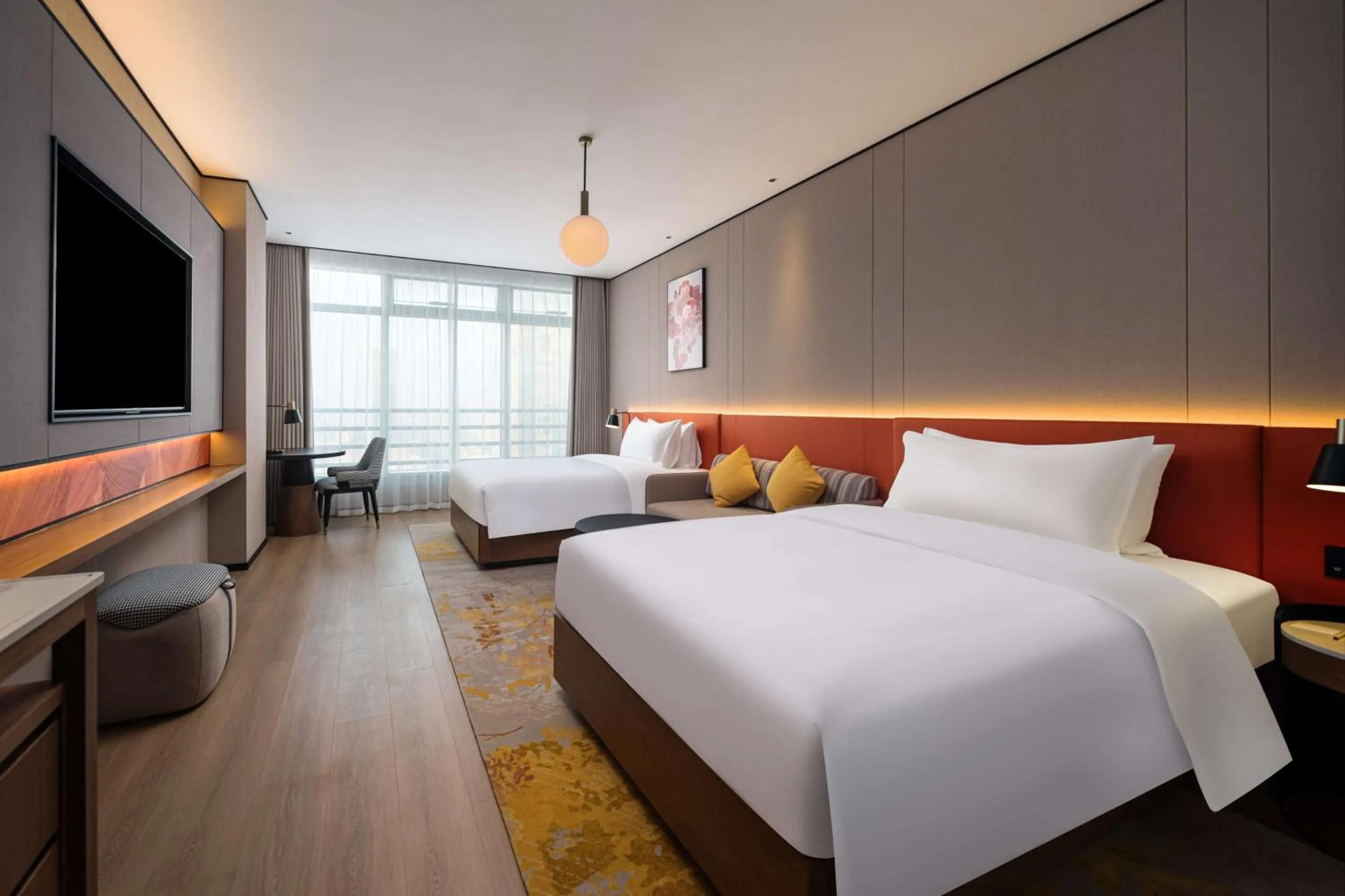Bed in Hilton Garden Inn Hefei High-Tech Zone