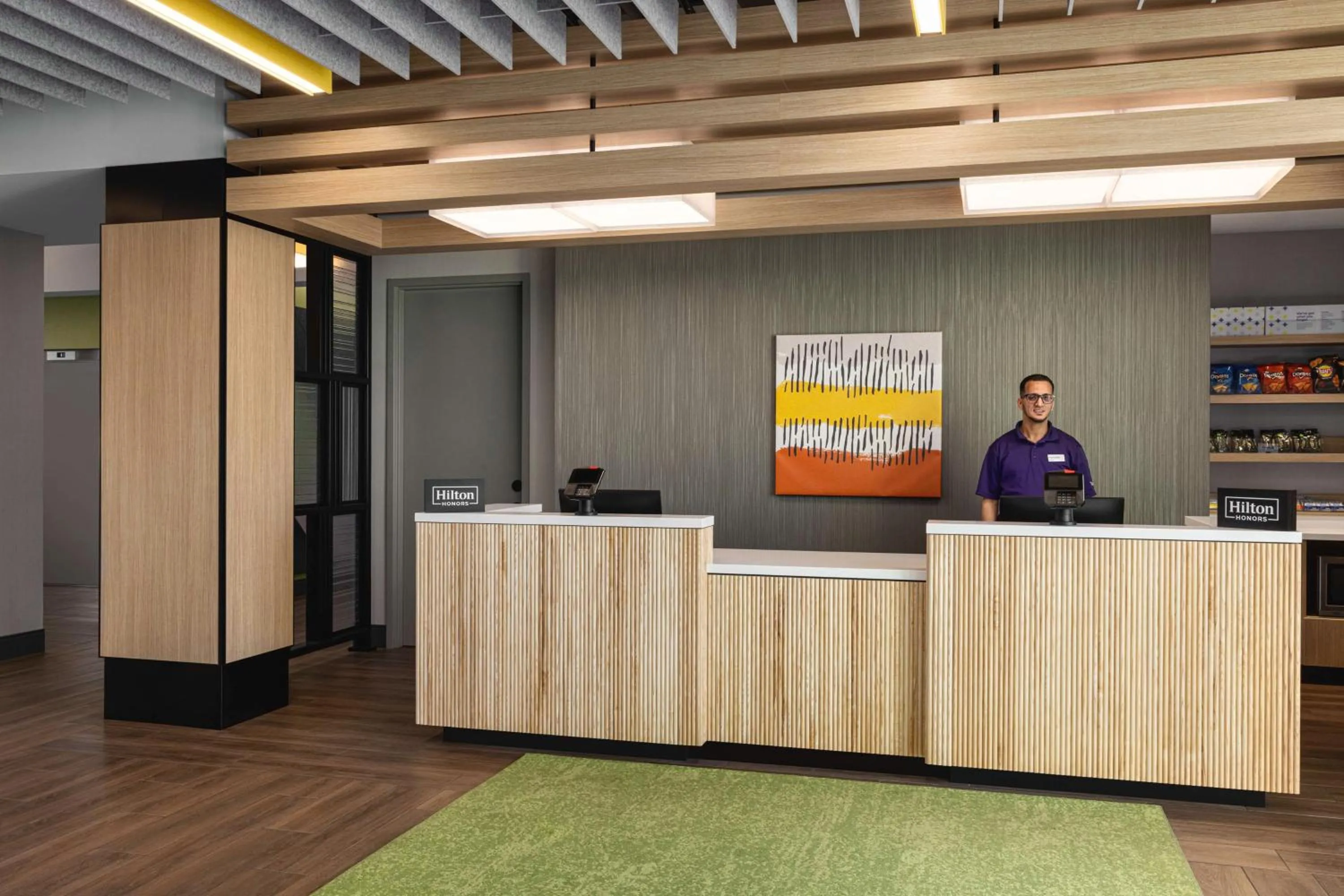 Lobby or reception in Spark By Hilton Las Vegas Airport