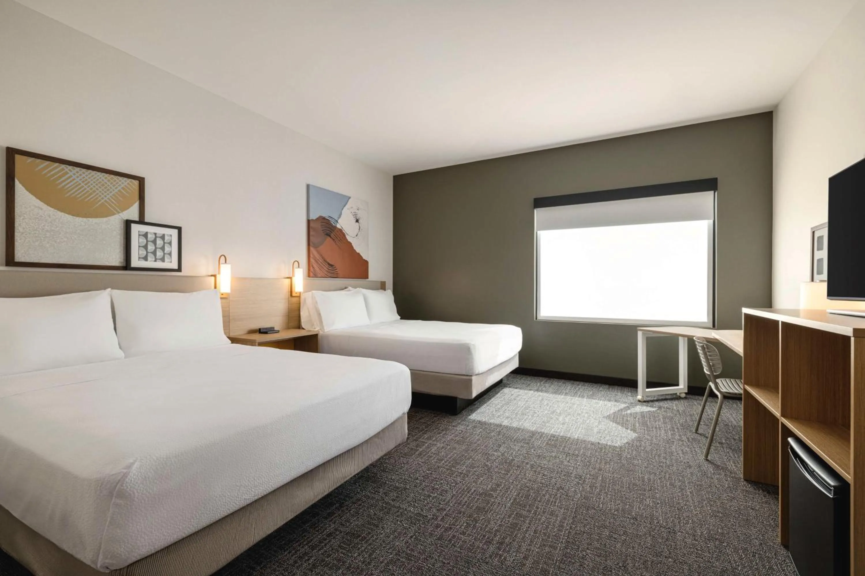 Bed in Spark By Hilton Las Vegas Airport