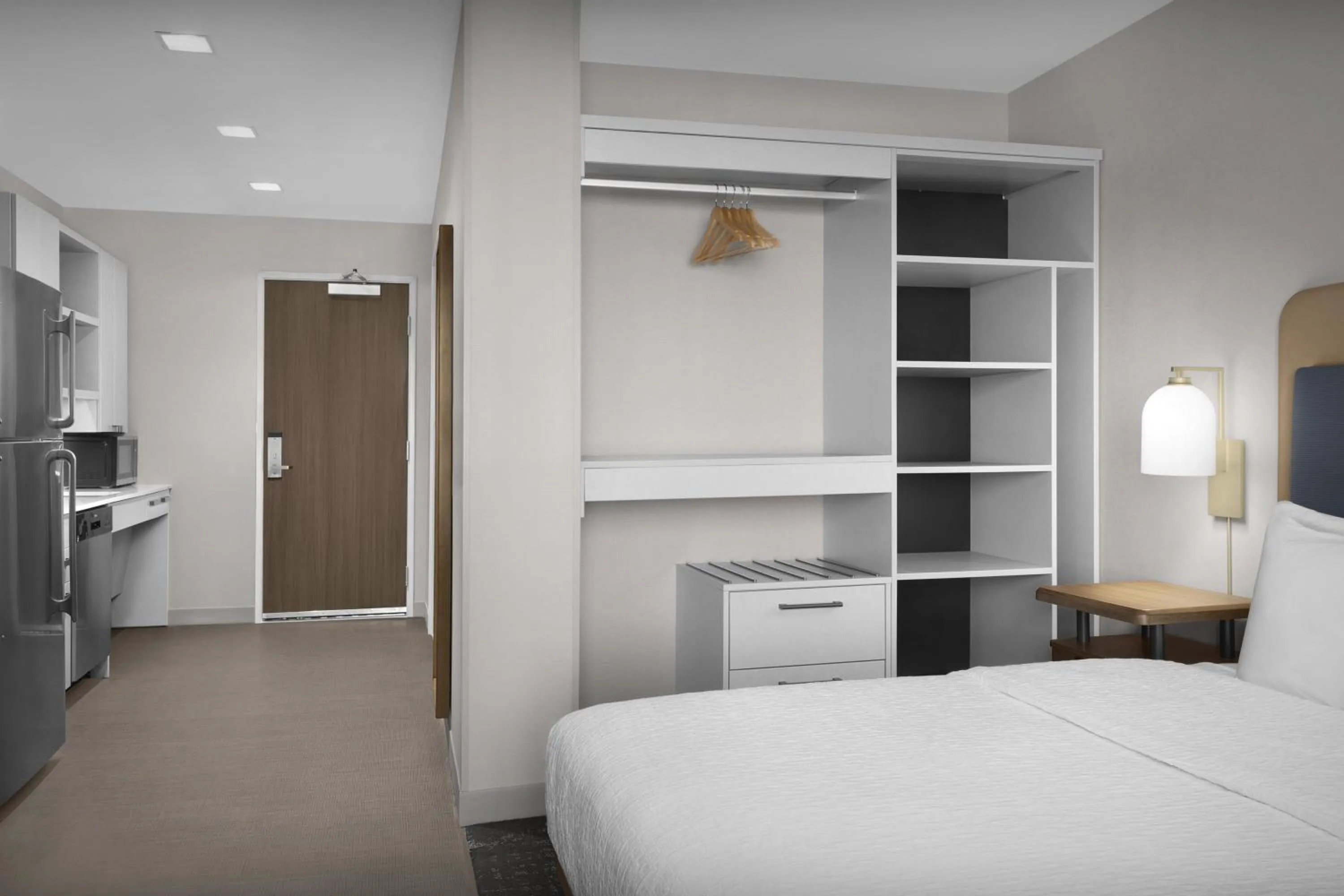 Bed in Homewood Suites By Hilton Jackson