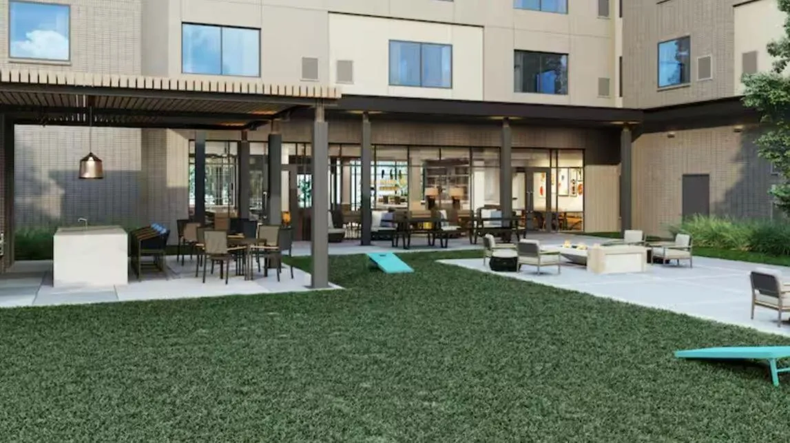 Patio in Homewood Suites By Hilton Jackson