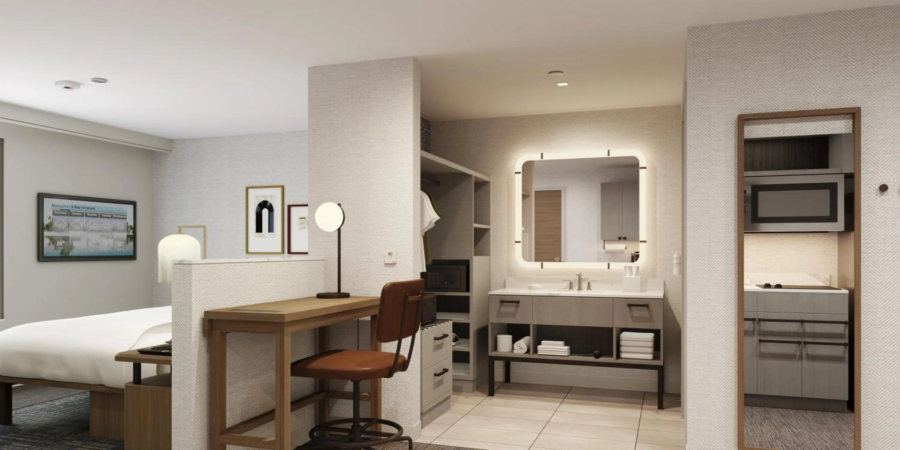 Bedroom, Bed in Homewood Suites By Hilton Jackson