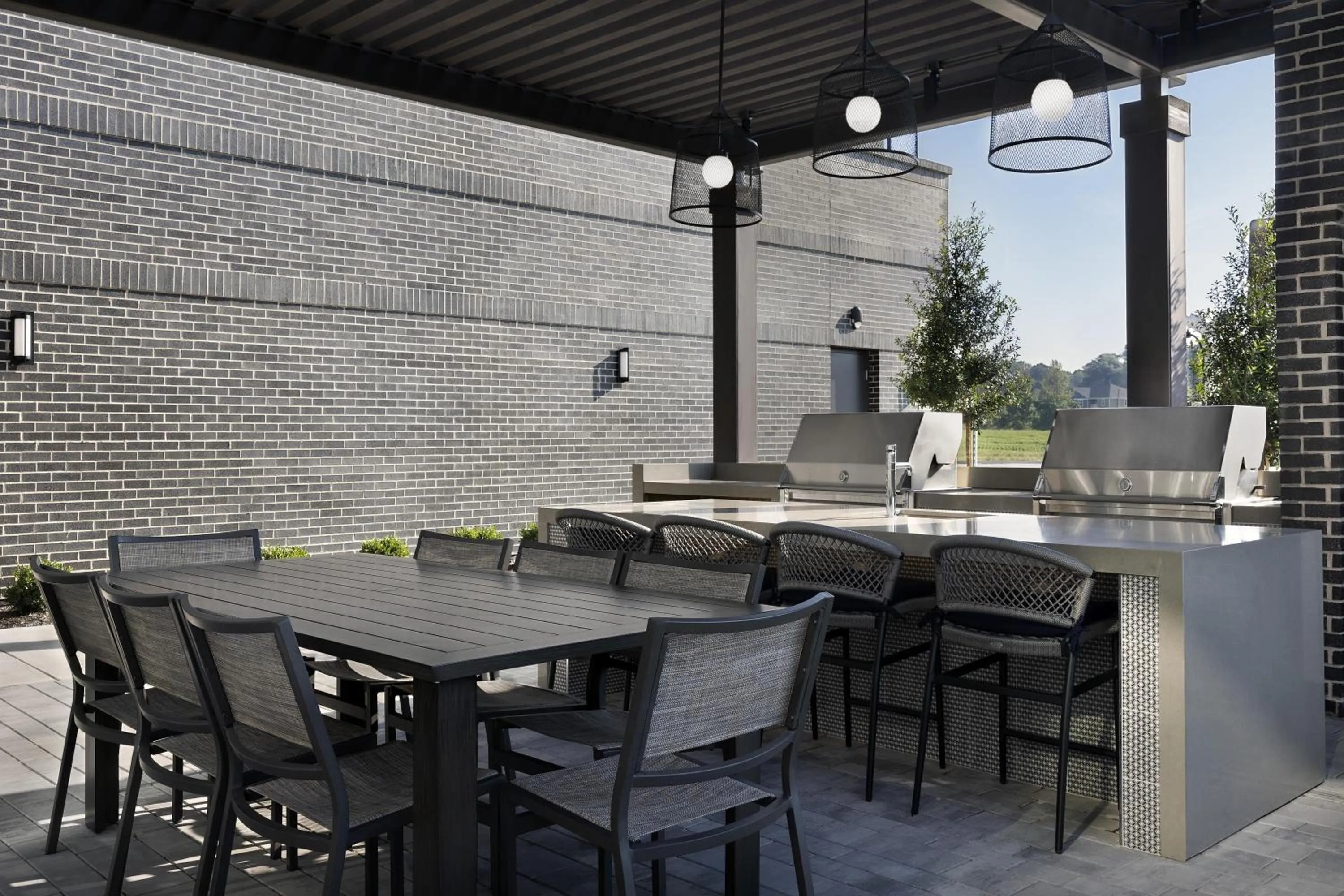 Patio in Homewood Suites By Hilton Jackson