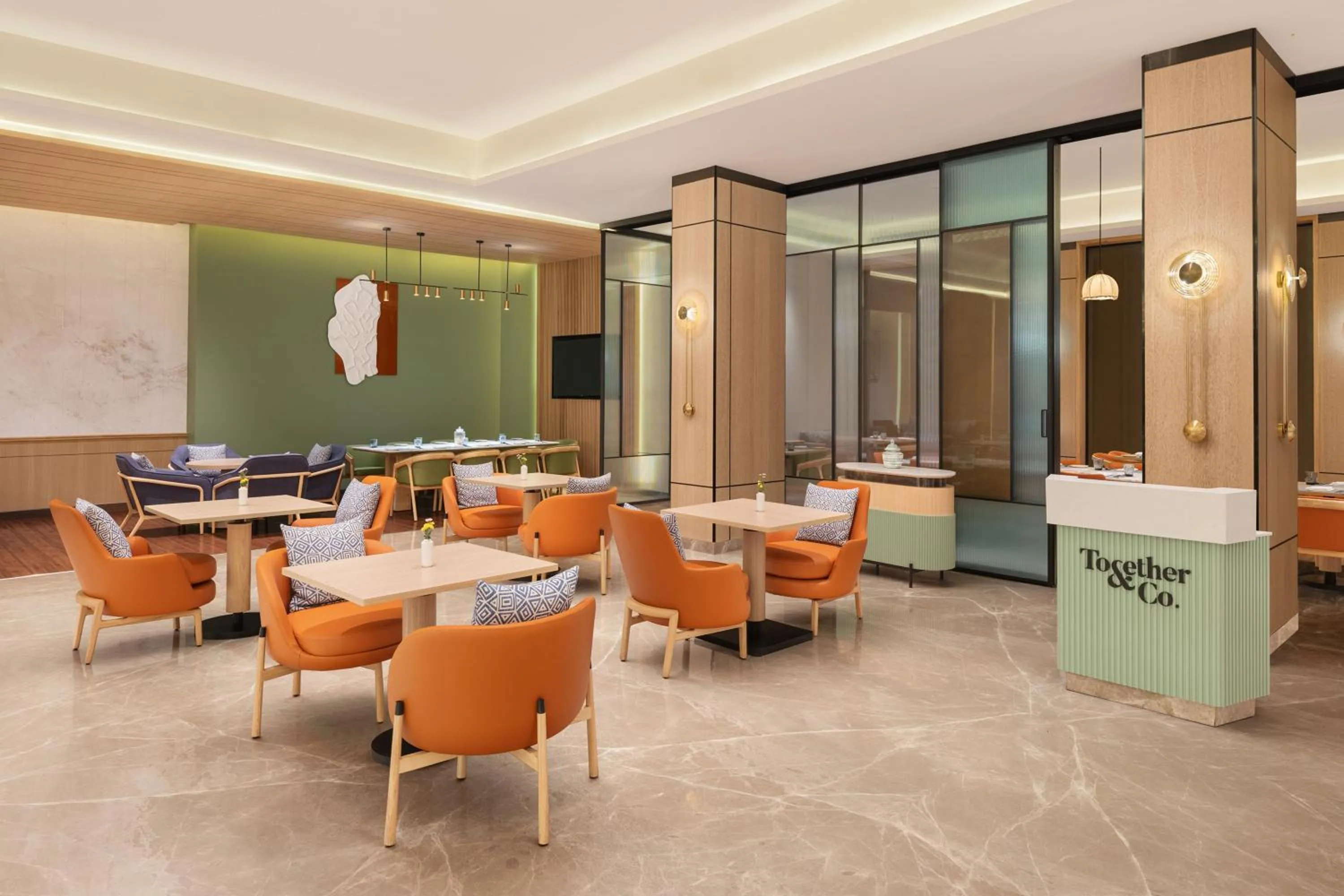 Restaurant/places to eat in Hilton Garden Inn Surat City Centre