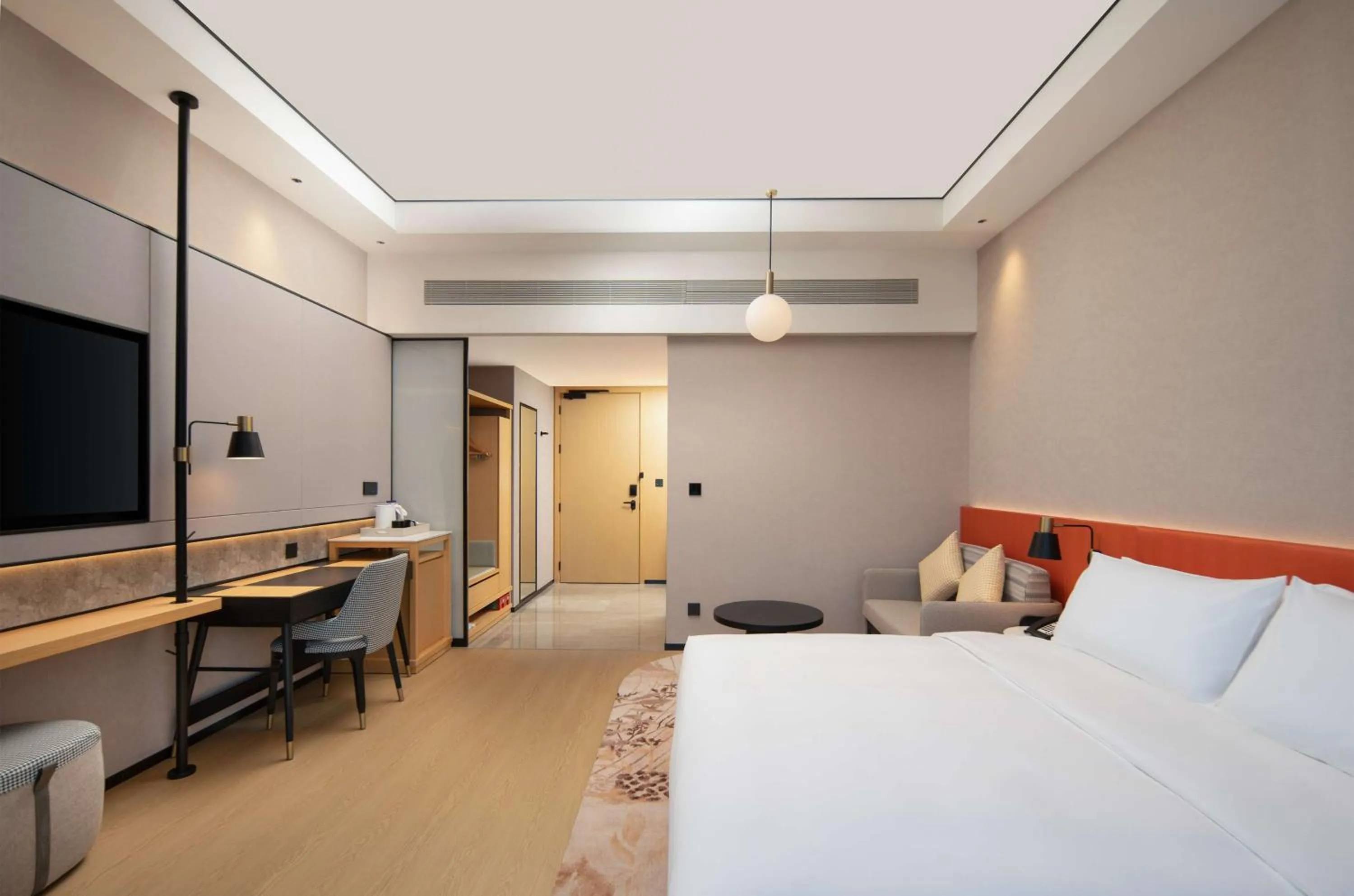 Bedroom, Bed in Hilton Garden Inn Xuzhou Pengcheng Square