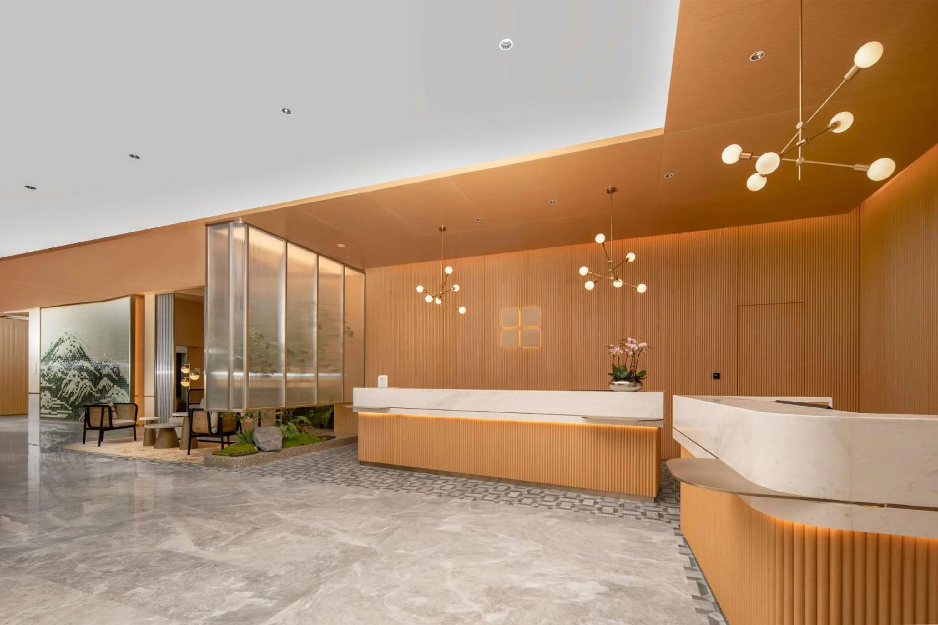 Lobby or reception in Hilton Garden Inn Xuzhou Pengcheng Square
