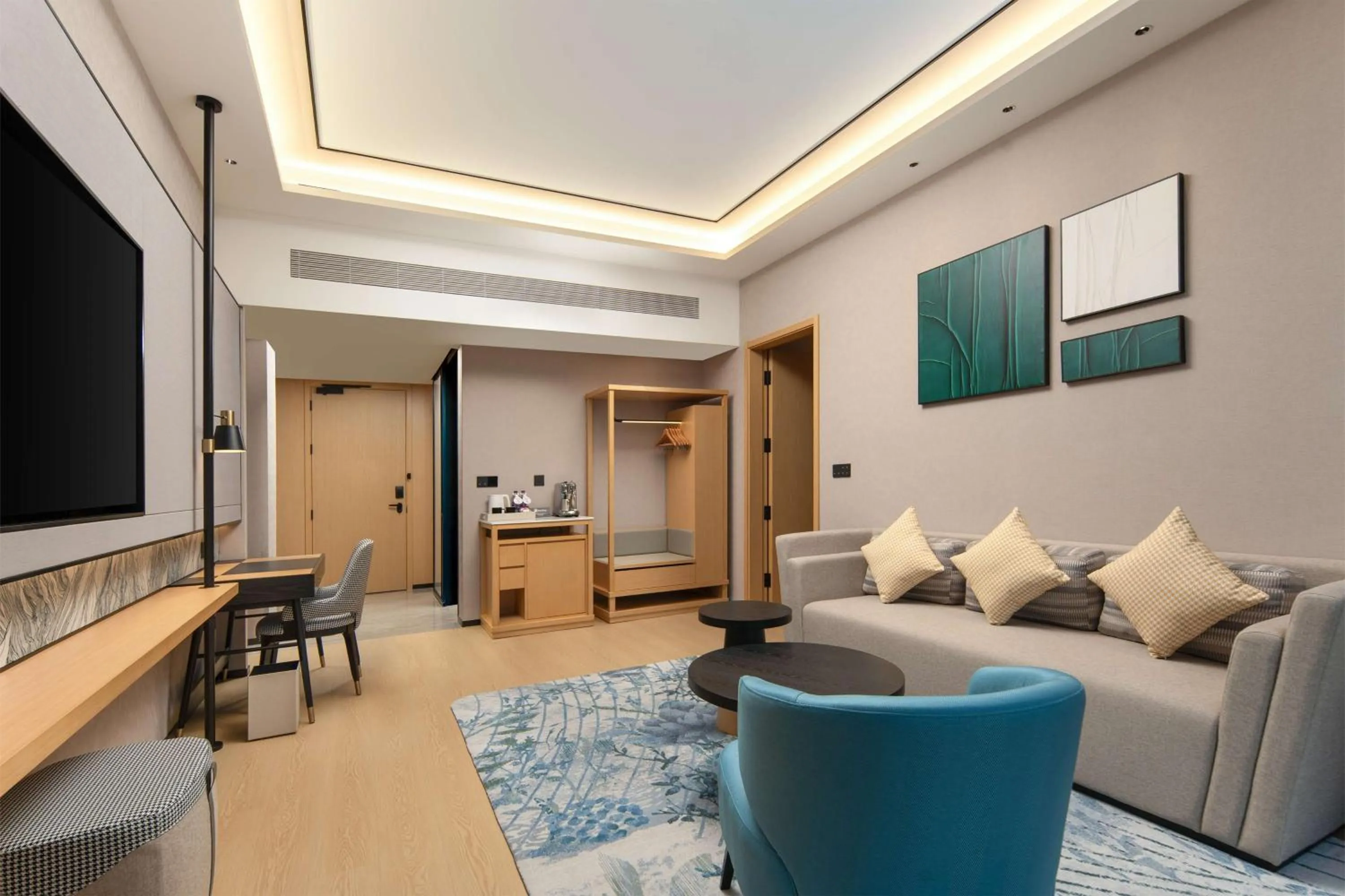 Living room in Hilton Garden Inn Xuzhou Pengcheng Square