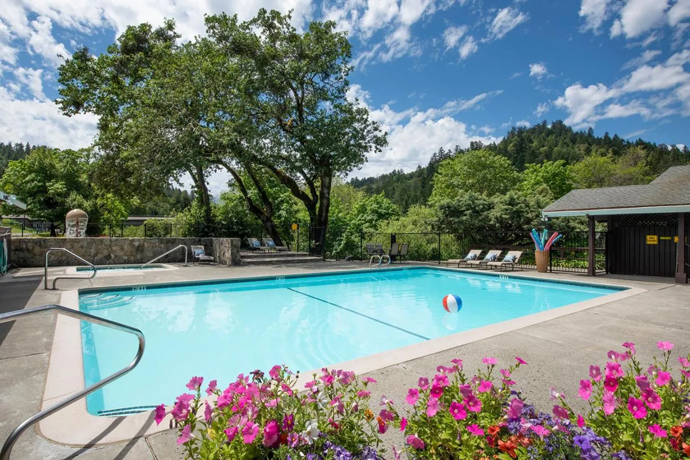 Swimming pool in Benbow Historic Inn