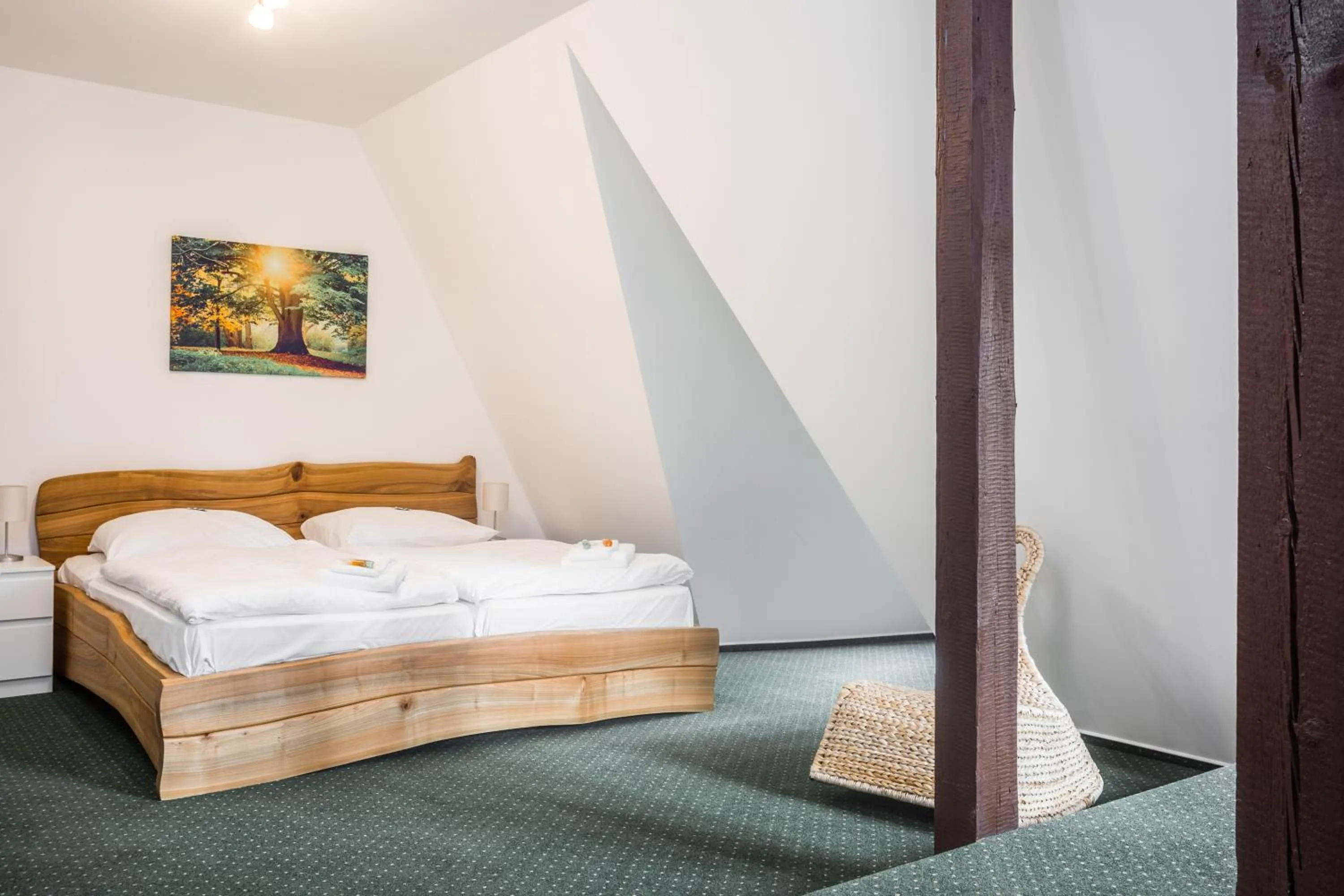 Bedroom, Bed in Hotel Konopiště Nová Myslivna