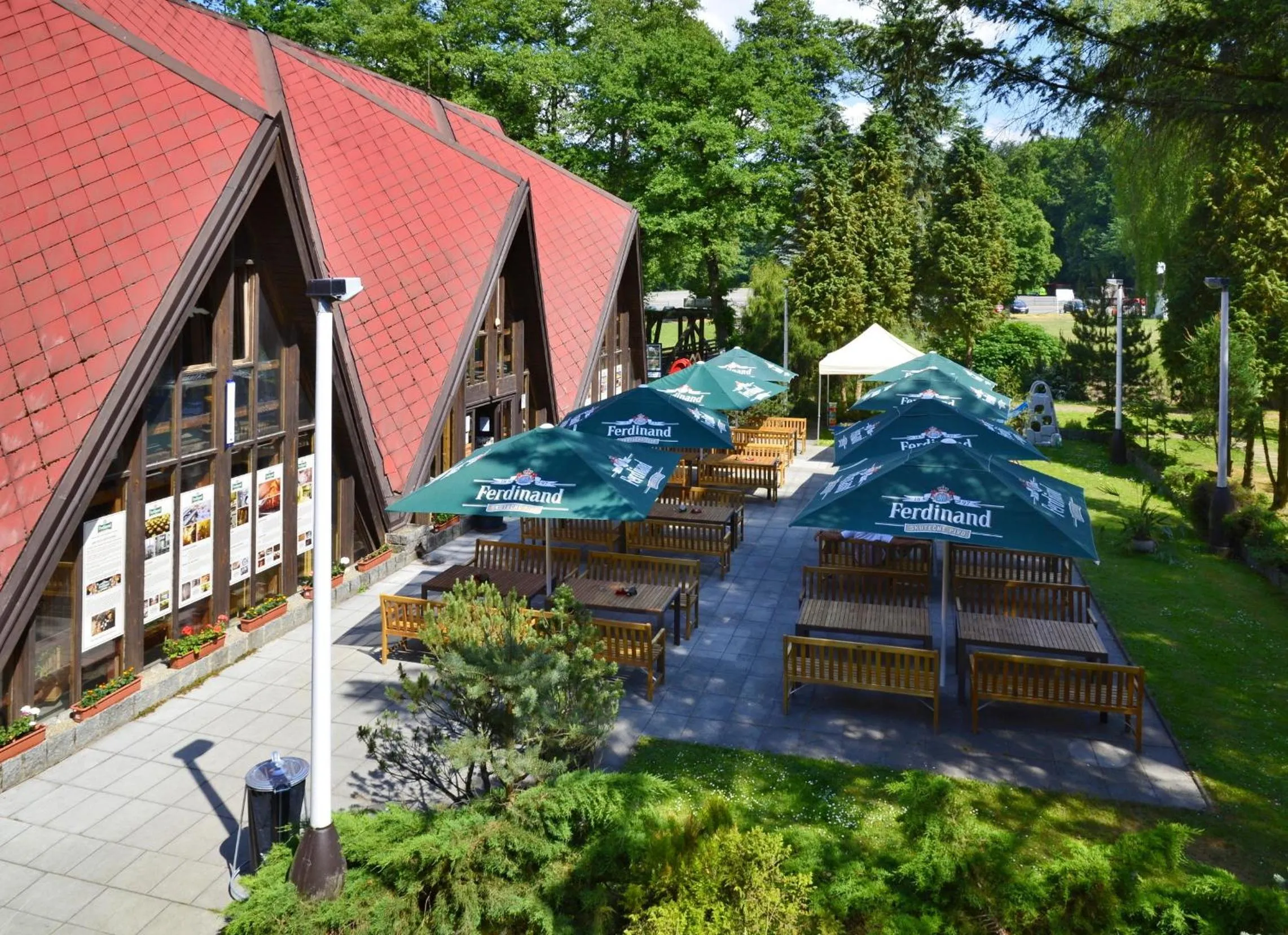 Balcony/Terrace in Hotel Konopiště Nová Myslivna