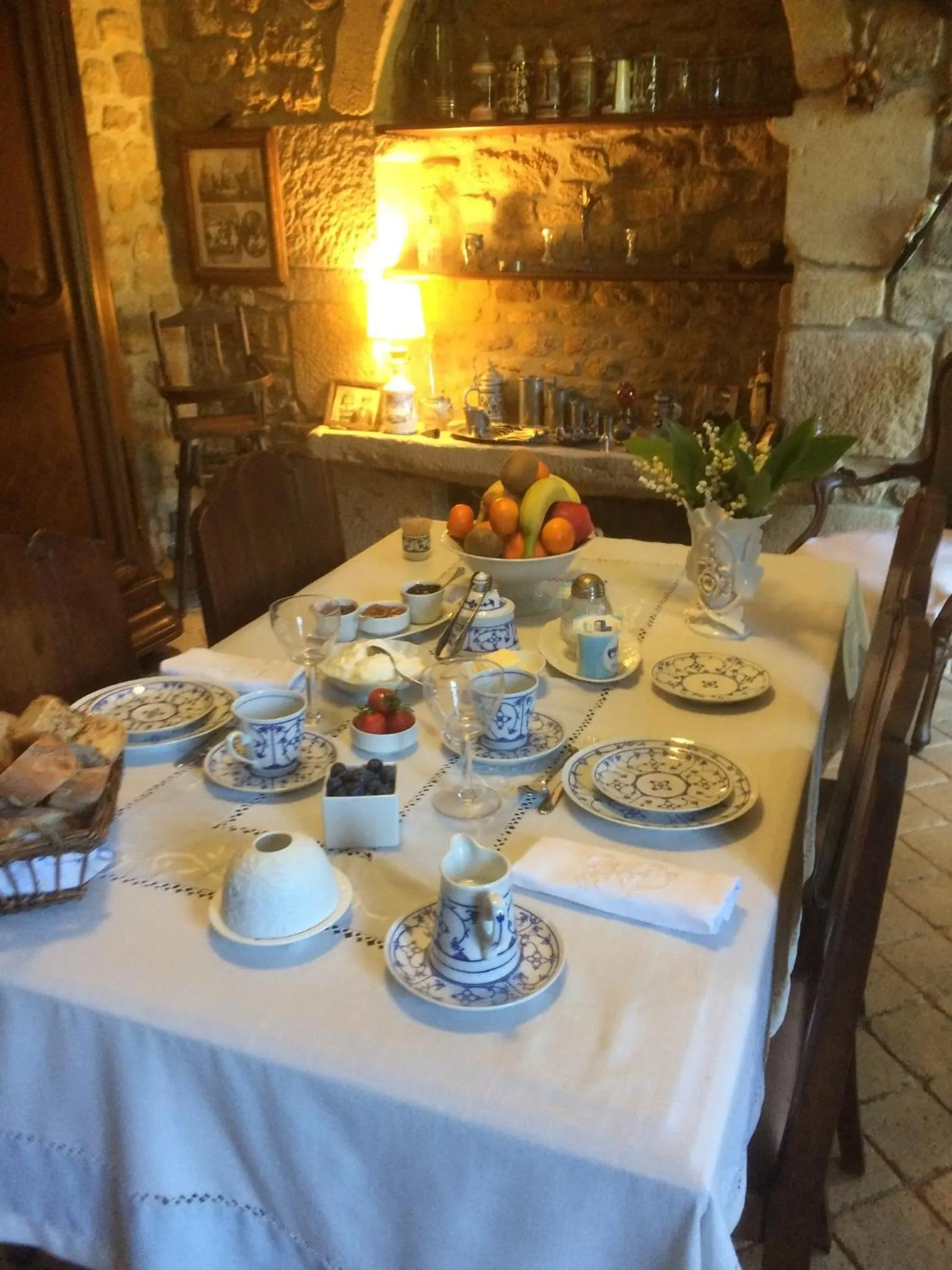 Continental breakfast in La Forge De La Coudraie