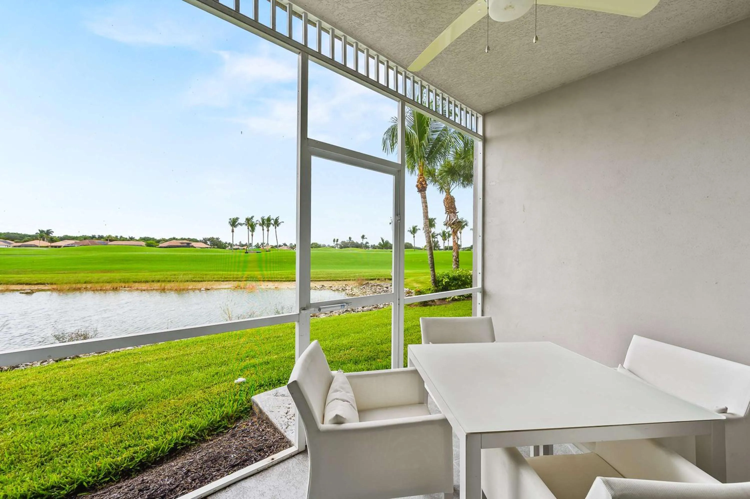 Patio in Catina Golf Condo at the Lely Resort