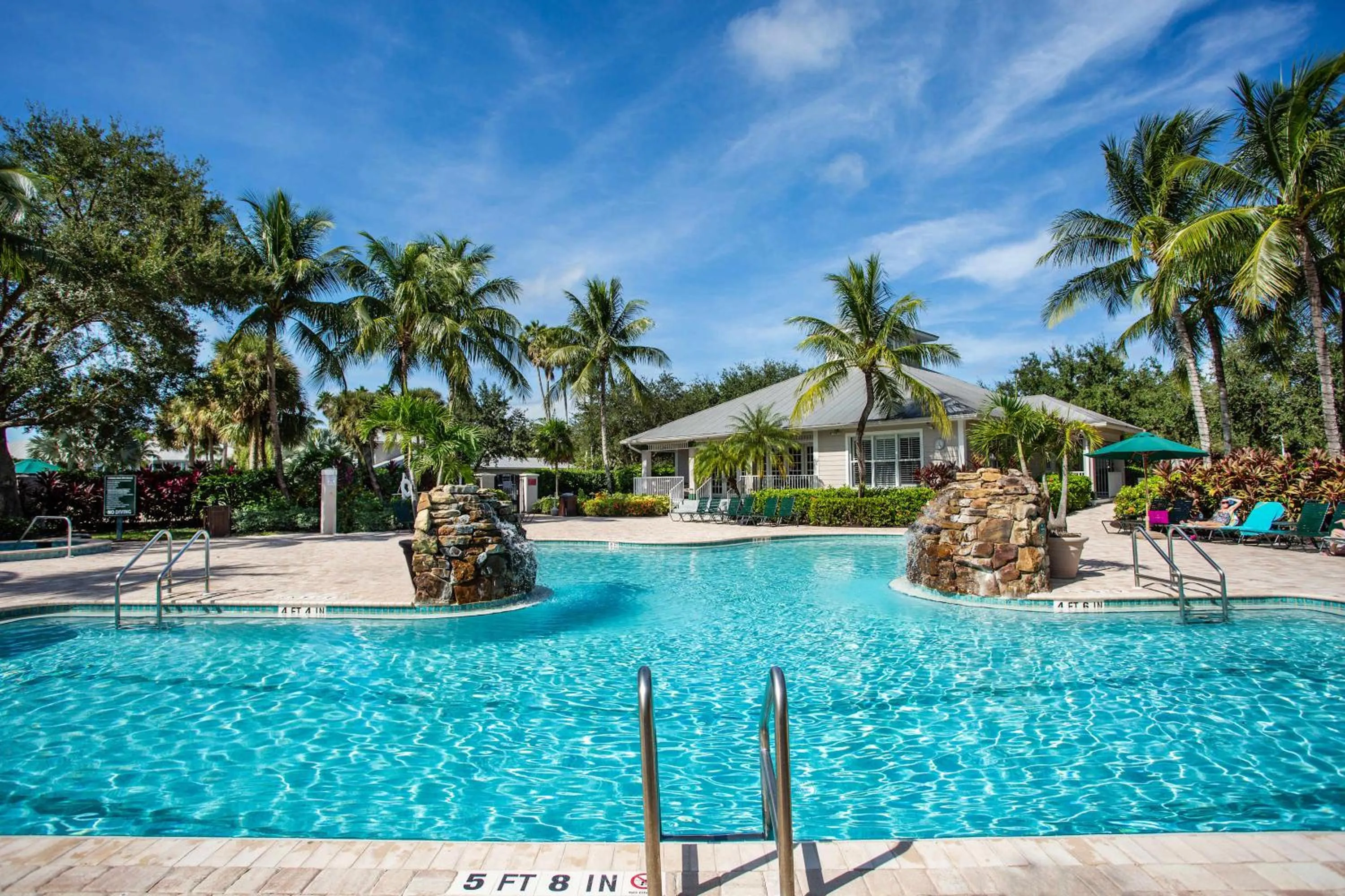 Pool view in Catina Golf Condo at the Lely Resort