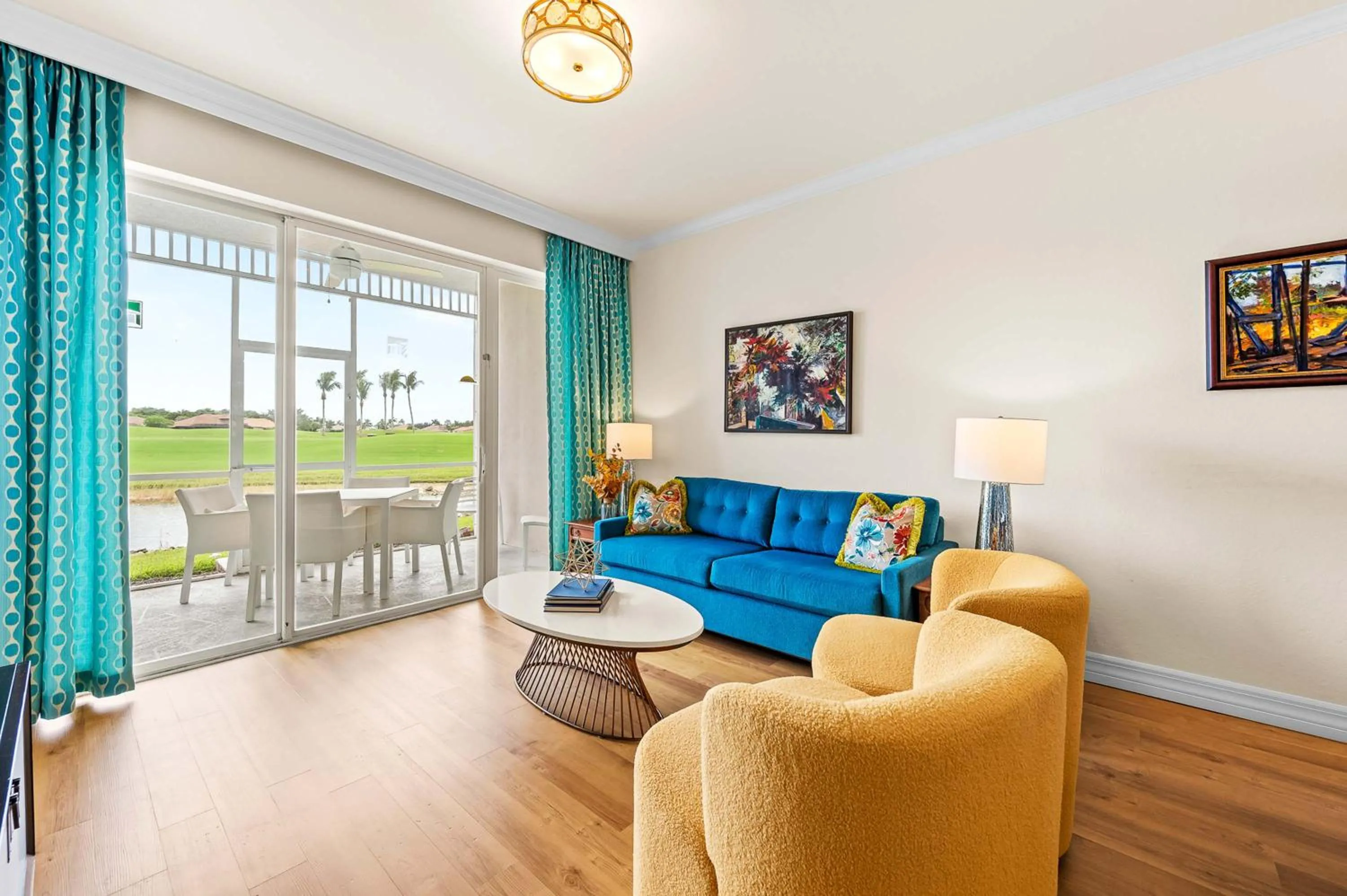 TV and multimedia in Catina Golf Condo at the Lely Resort