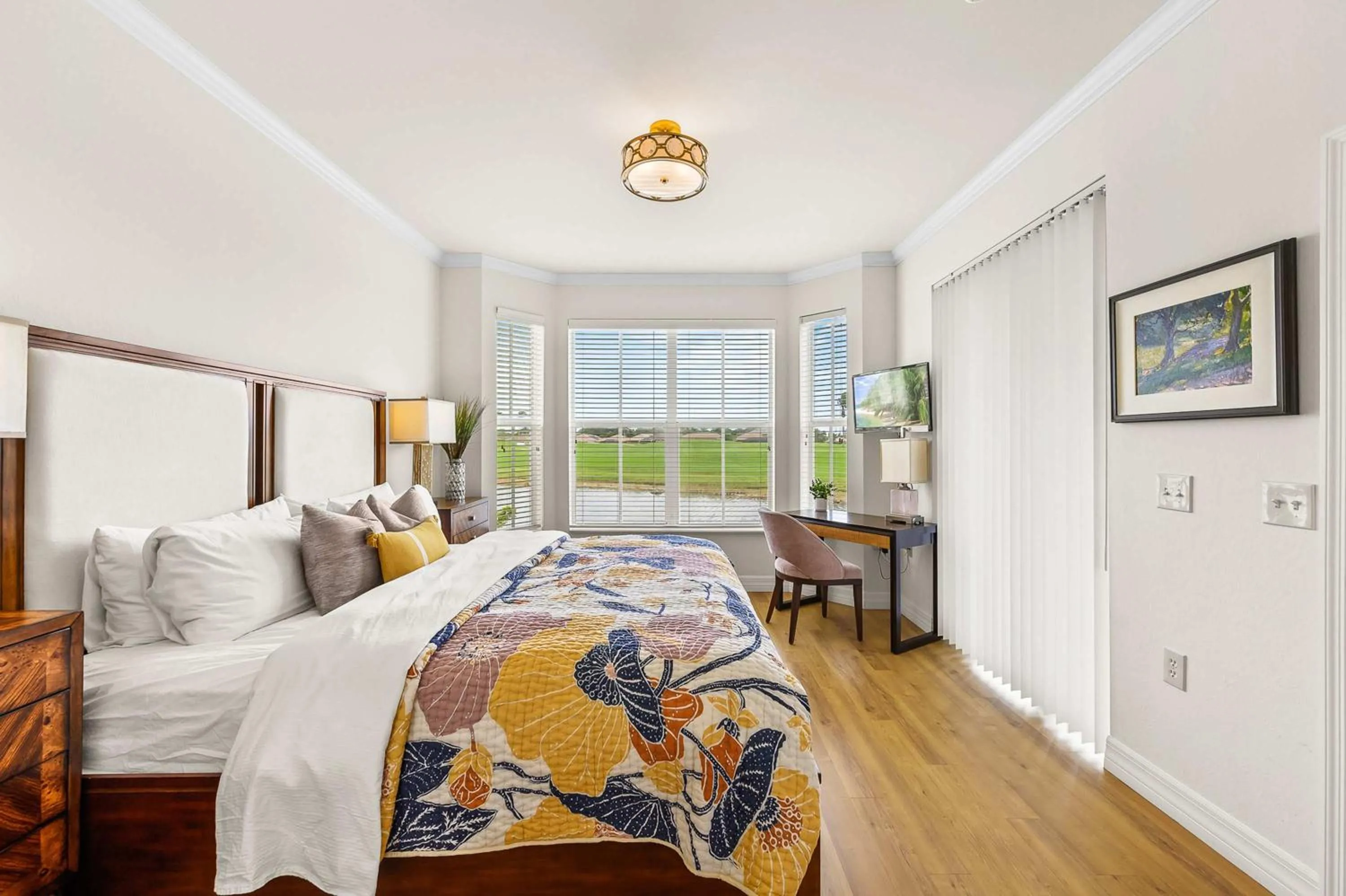 Bed in Catina Golf Condo at the Lely Resort